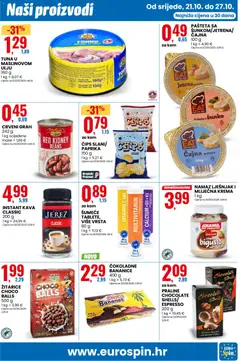 INSTANT KAVA CLASSIC, INSTANT KAVA CLASSIC 200 g - Pregled kataloga iz trgovine Eurospin, vrijedi od 21.10.2026 | Stranica: 5