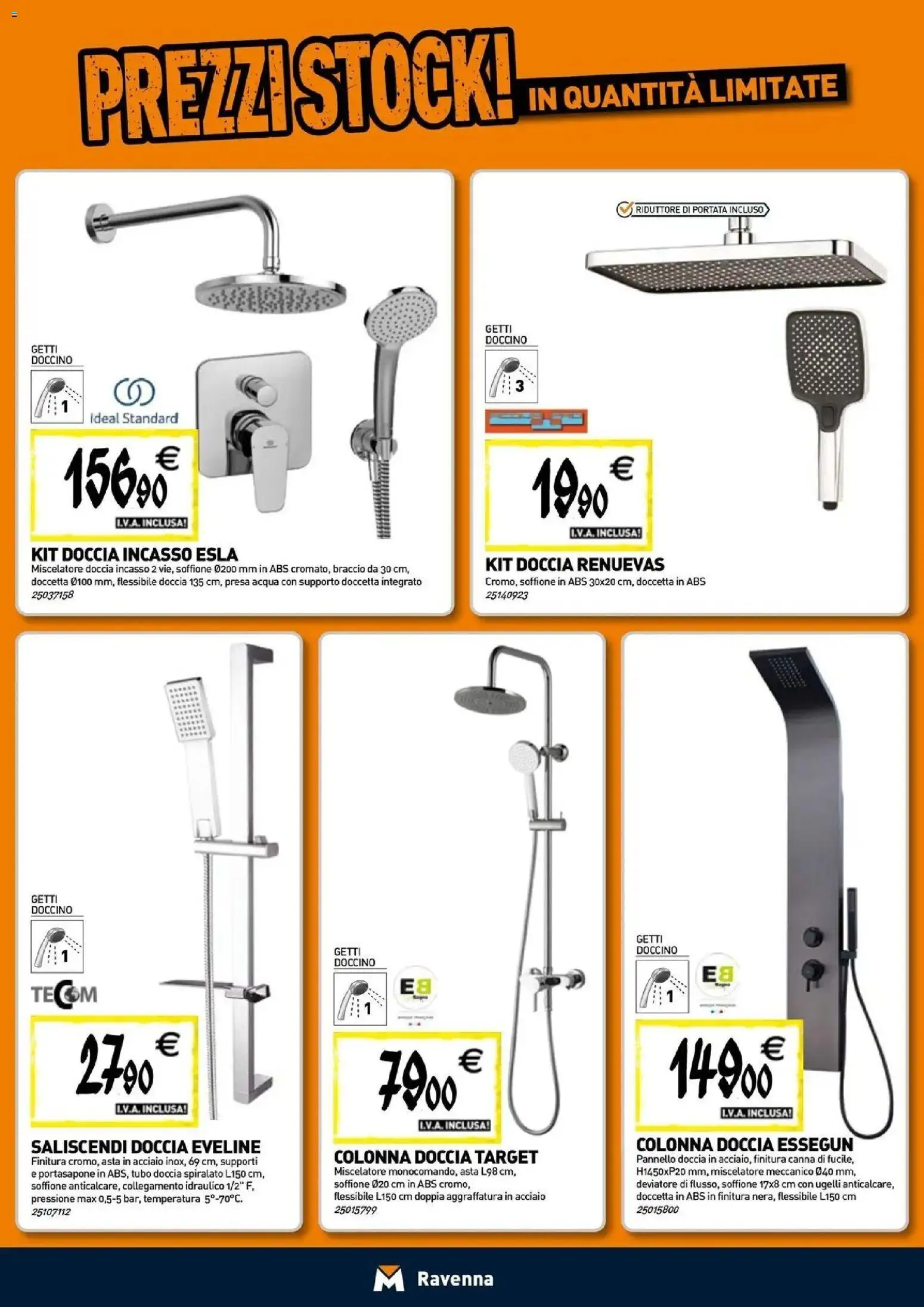 Nuovo TECNOMAT - Straordinari prezzi stock! dal 24/09/2026 > offerte anteprima 🛍️ | Pagina: 3 | Prodotti: Acqua, Miscelatore, Presa, Doccia