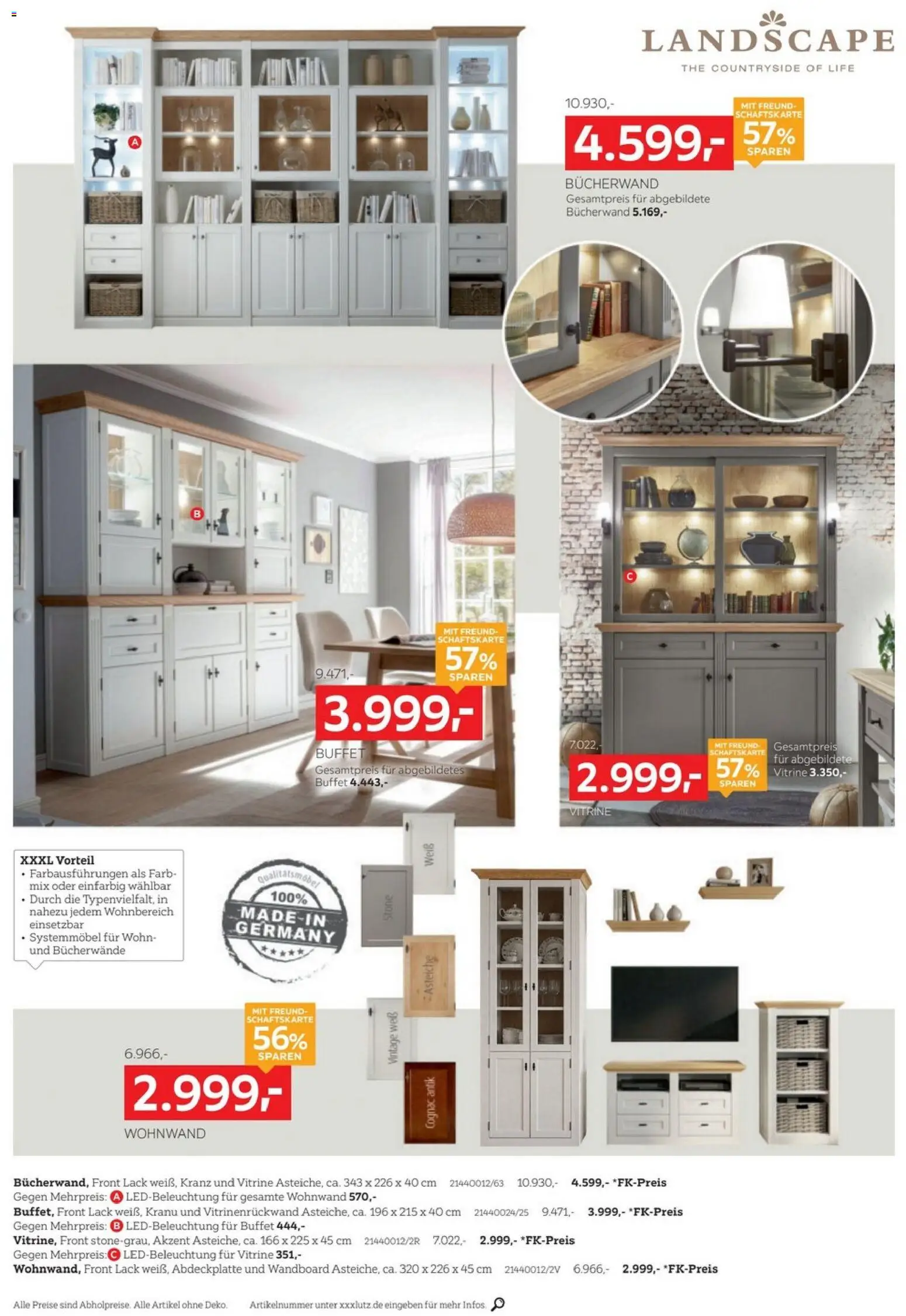XXXLutz Wohnen Spezial – gültig ab 01.08.2026 | Seite: 6 | Produkte: Wohnwand, Wandboard, Vitrine