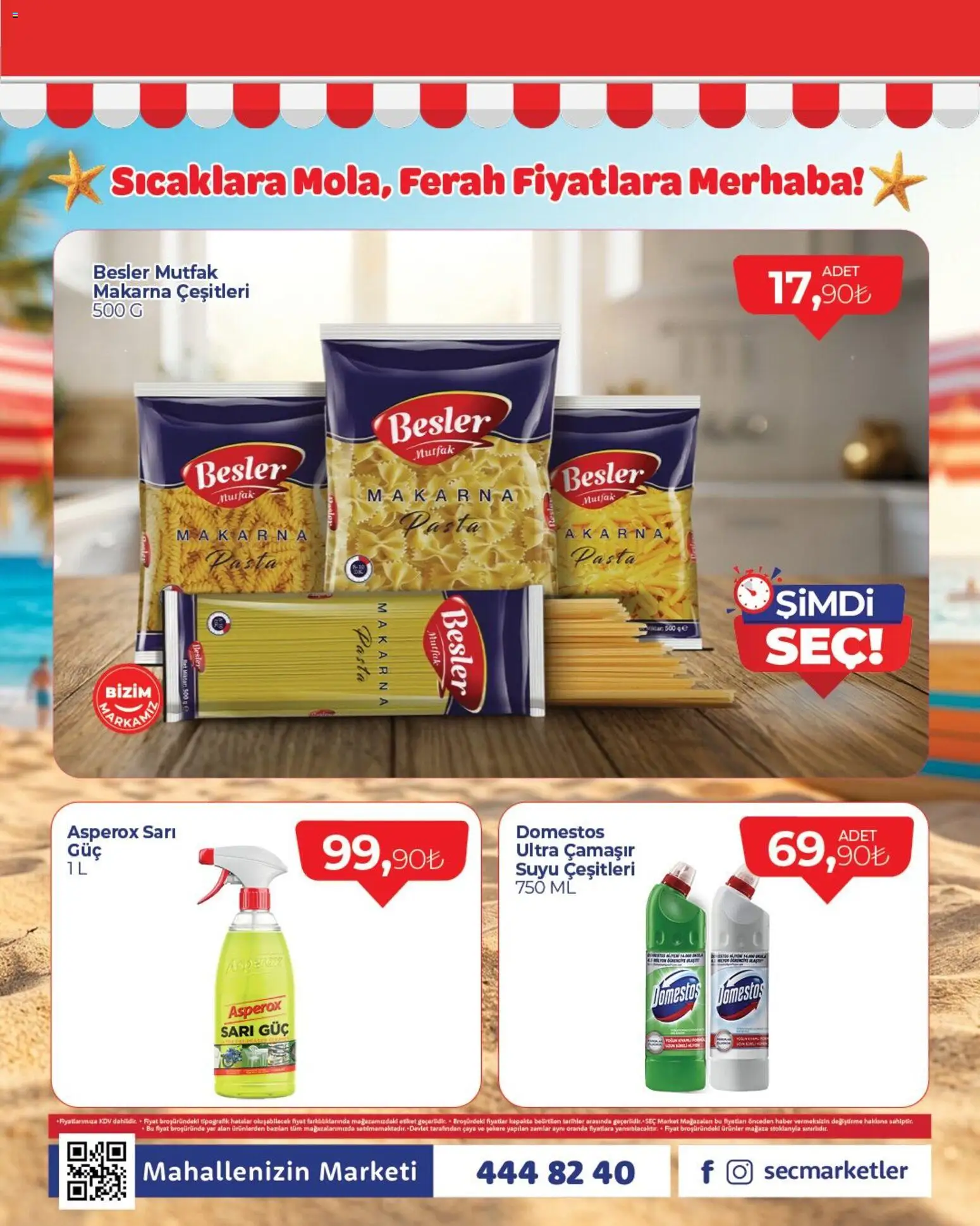 Seç Market Katalog - 21.05.2026 tarihinden itibaren geçerlidir | Sayfa: 2 | Ürünler: Makarna