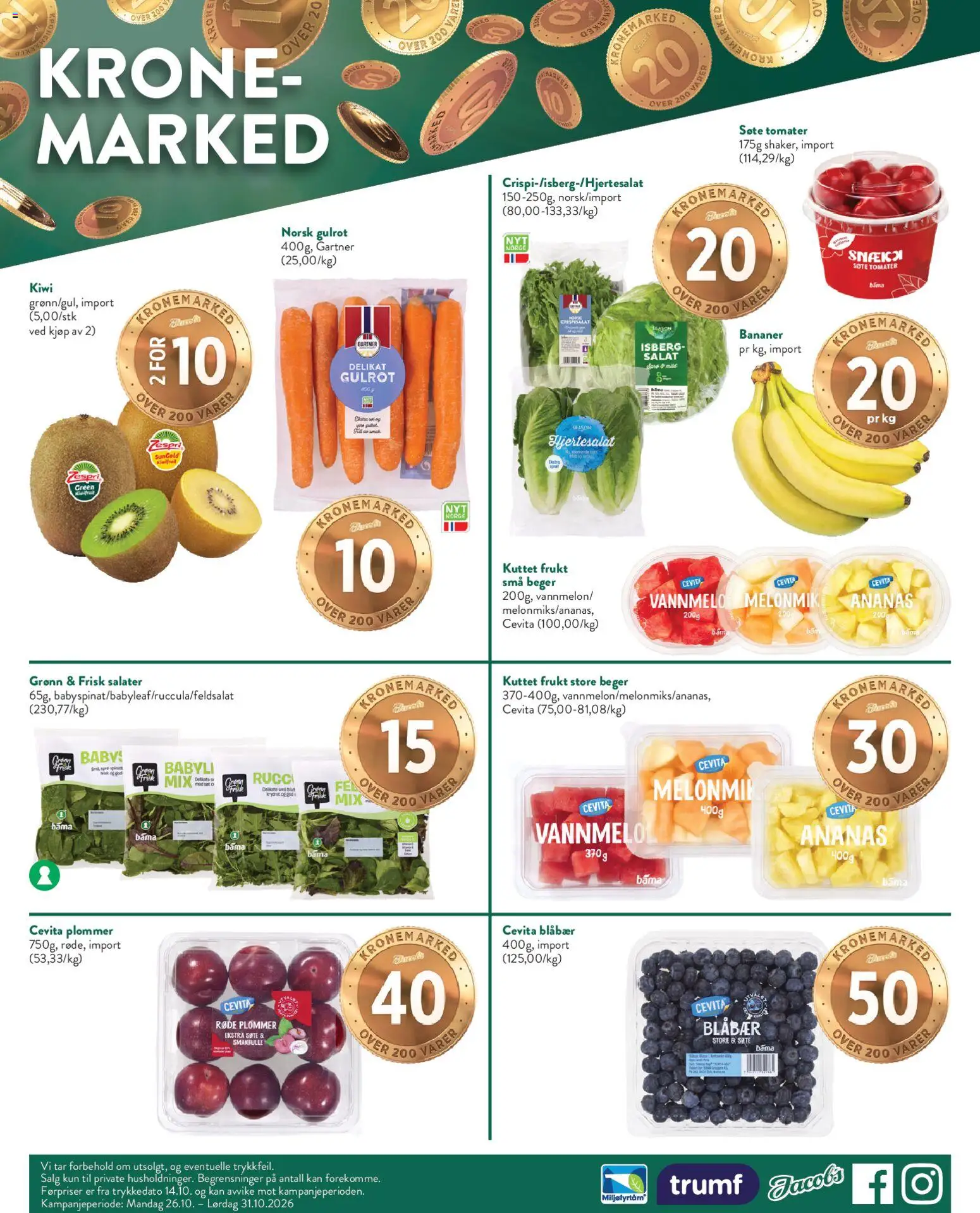 {H1} | Side: 8 | Produkter: Frukt, Bananer, Ved, Hjertesalat
