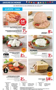Hyper U - Prévisualisation de Hyper U catalogue valide à partir de 15/07/2026 | Page: 22 | Produits: Viande de porc, Lait, Fromage, Burrata