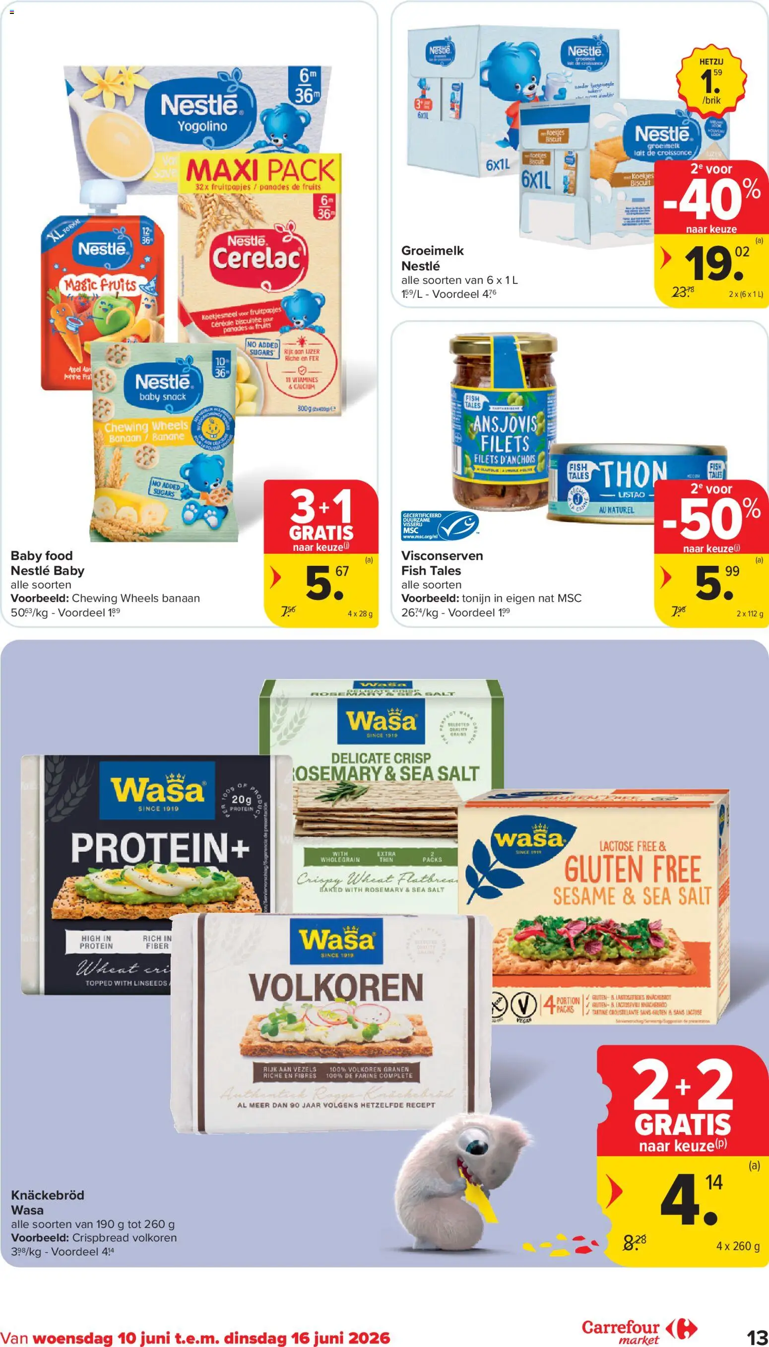 {H1} | Pagina: 13 | Producten: Granen, Tonijn, Darált pulykahús, Karaj