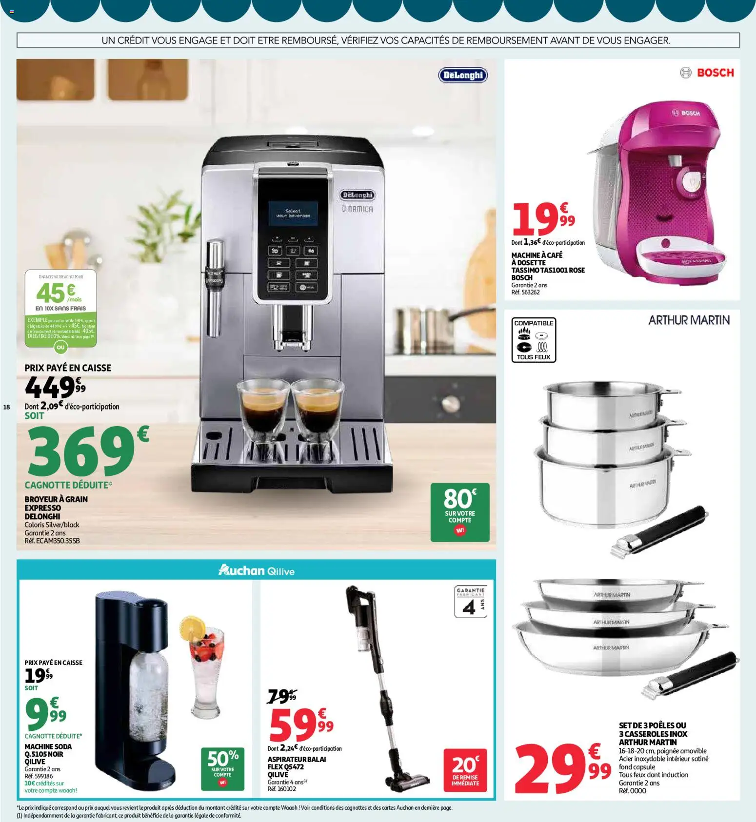 {H1} | Page: 18 | Produits: Tassimo, Machine à café, Aspirateur, Balai