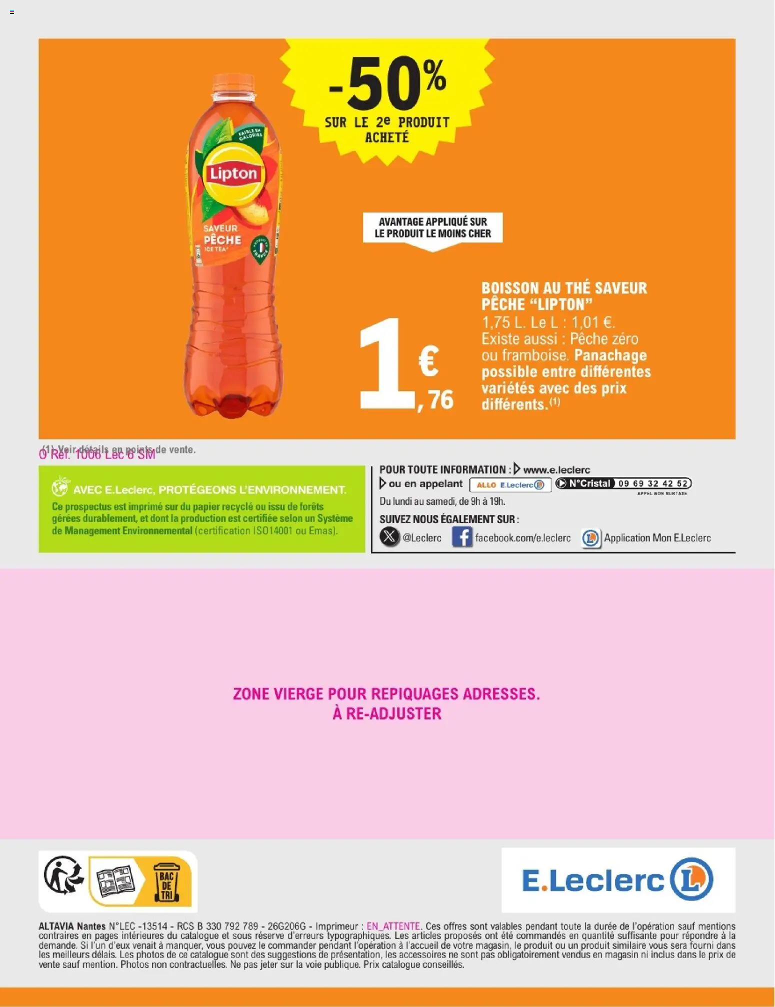 {H1} | Page: 12 | Produits: Pêche, Thé