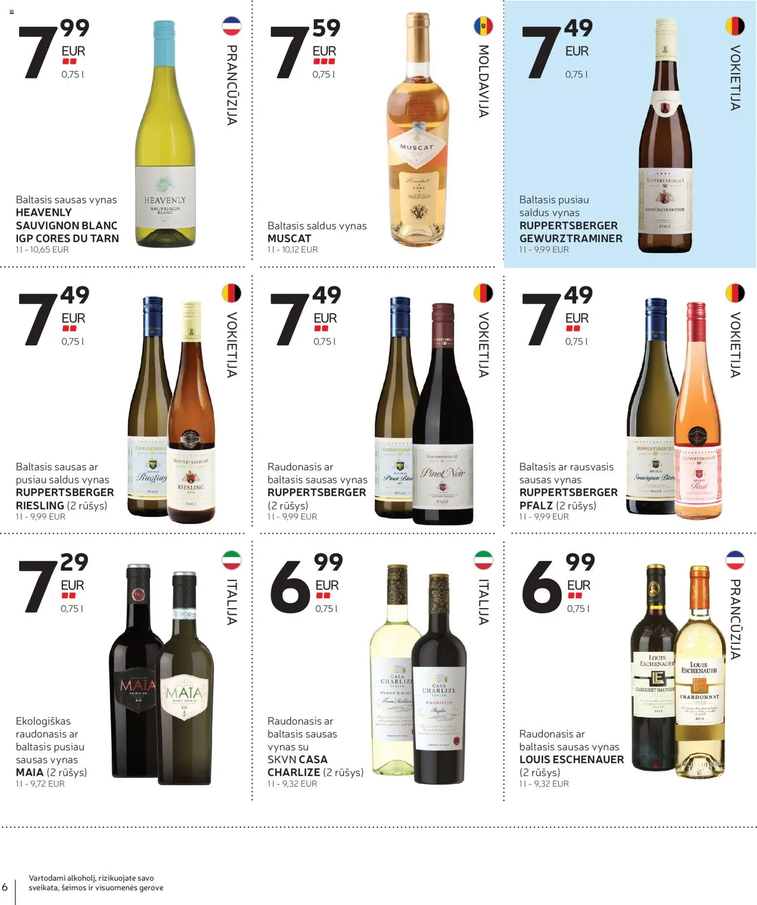 Rimi akcijos nuo 2026.10.06 | Puslapis: 6 | Prekių: Vynas