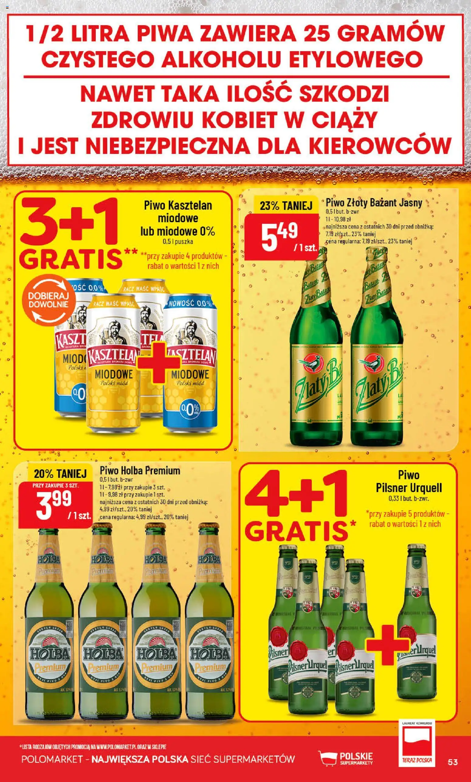 POLOmarket gazetka od 17.06.2026 | Strona: 53 | Produkty: Miód, Piwo