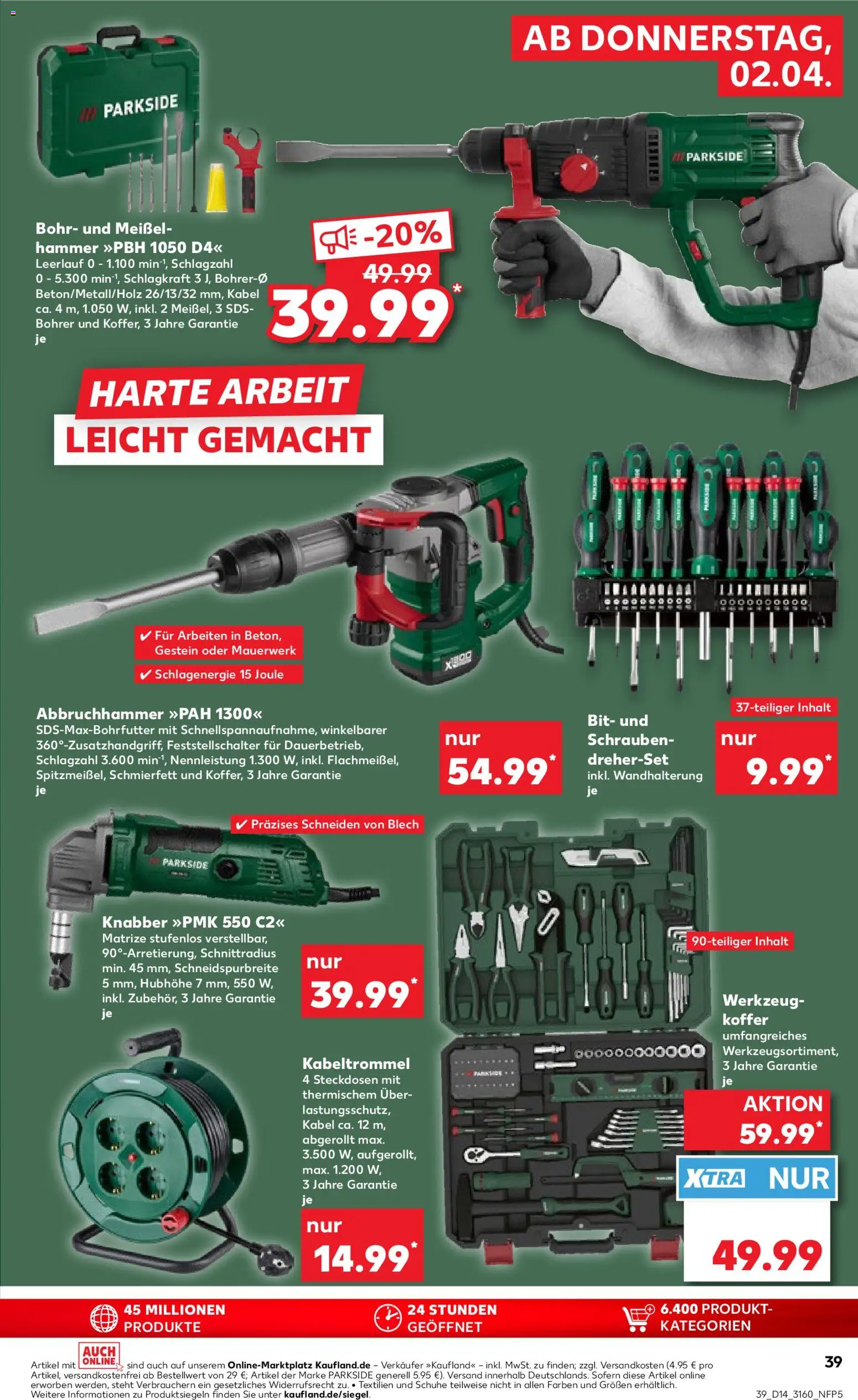 Kaufland Prospekt Rostock	 – gültig ab 02.04.2026 | Seite: 37 | Produkte: Kabel, Box, Koffer
