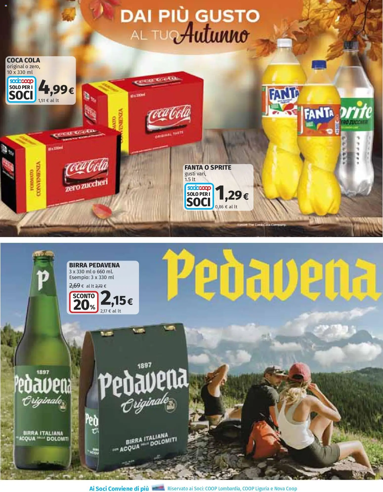 Volantino Ipercoop del 08/10/2026 | Pagina: 42 | Prodotti: Birra, Fanta, Sprite, Coca Cola