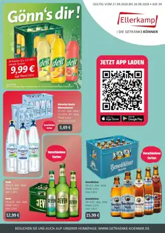 Angebote - Getränke Ellerkamp: Getränkeangebote ab 21.09.2026 gültig