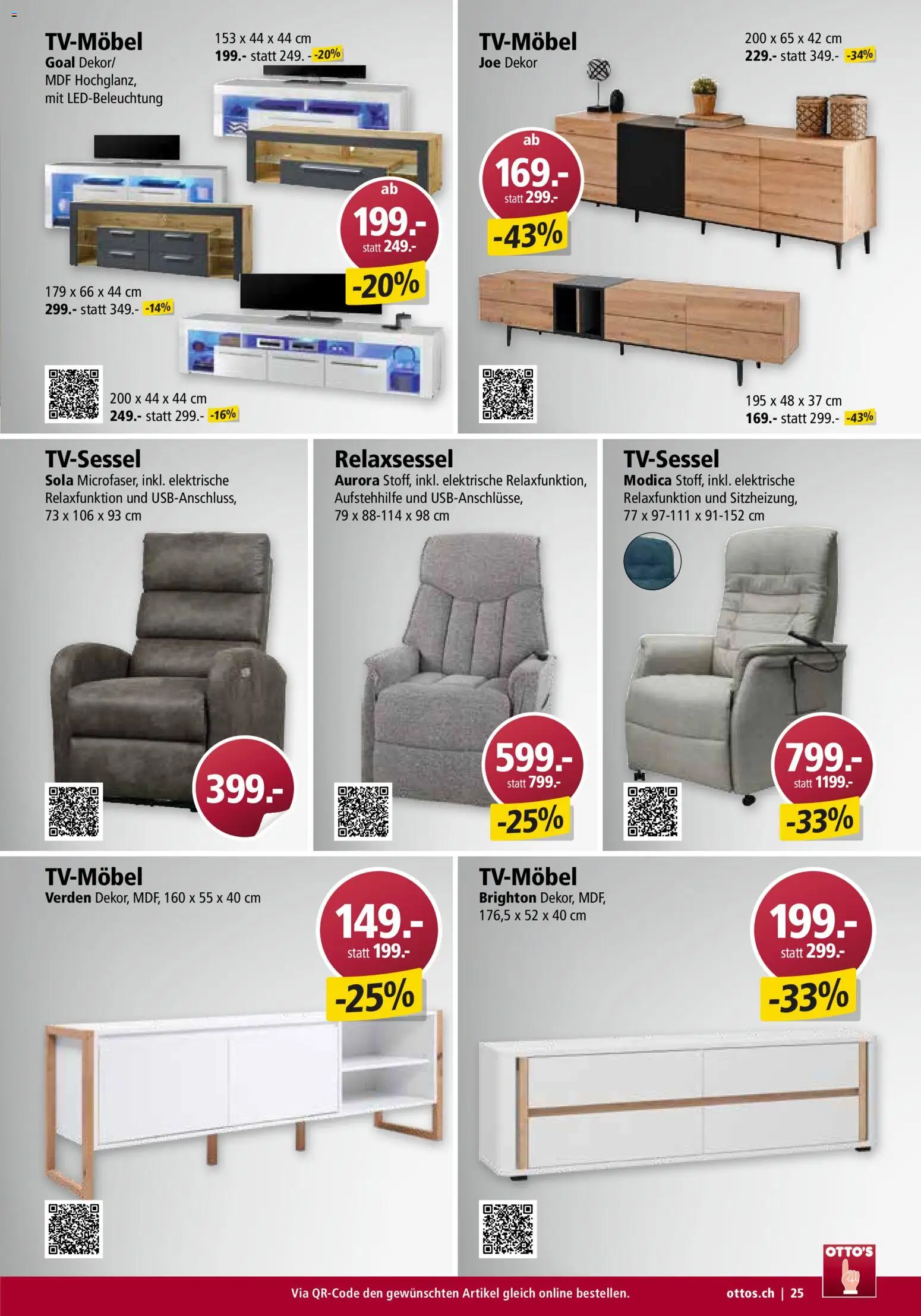 Otto's Aktionen Möbelflyer – gültig ab 01.07.2026 | Seite: 25 | Produkte: Relaxsessel