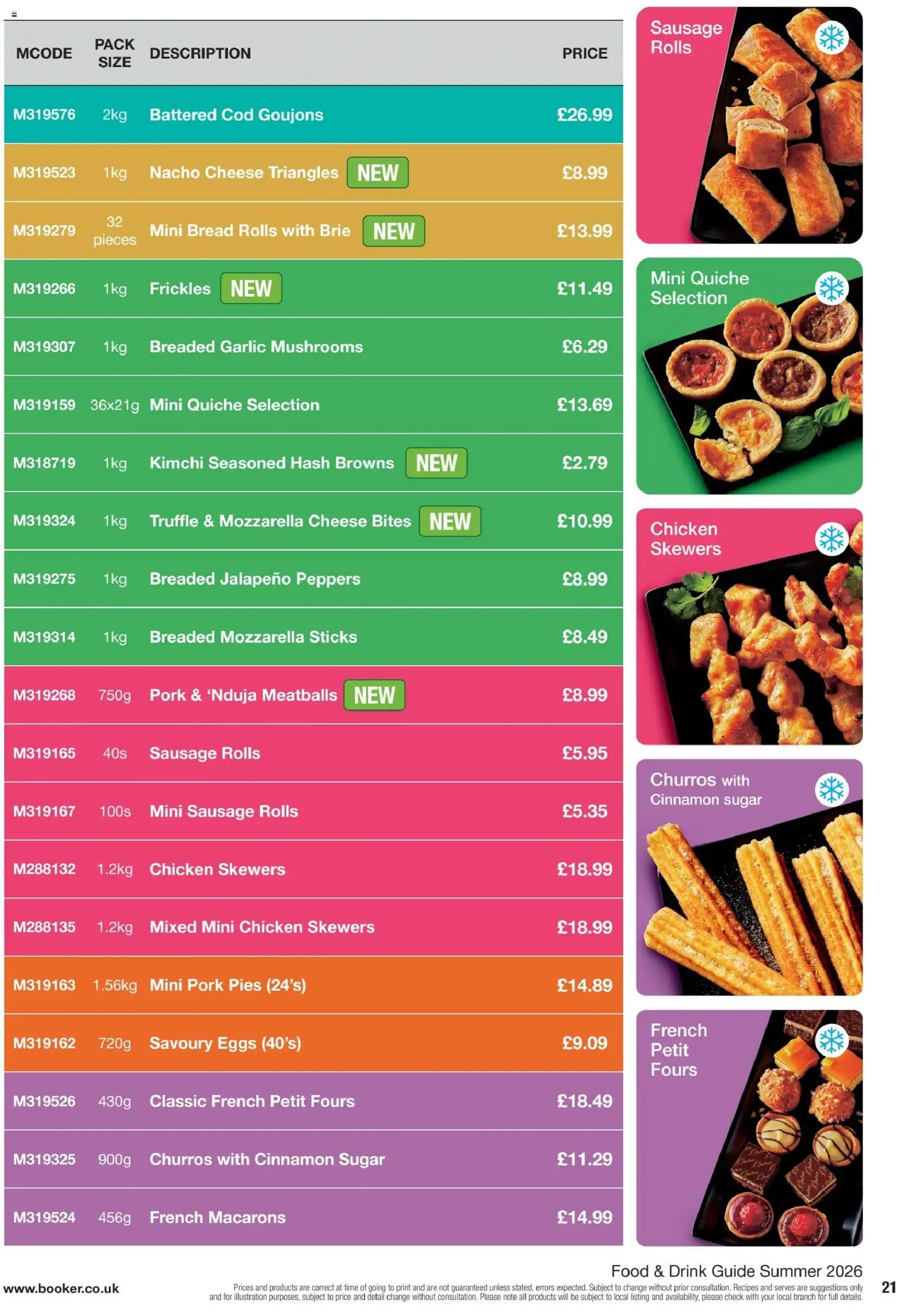 {H1} | Page: 21 | Products: Kimchi, Cheese, Eggs, Sausage