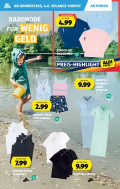 Aldi aktionen ab 04.06.2026 gültig | Seite: 14 | Produkte: Bekleidung, Bademode, Tanktops, Poncho