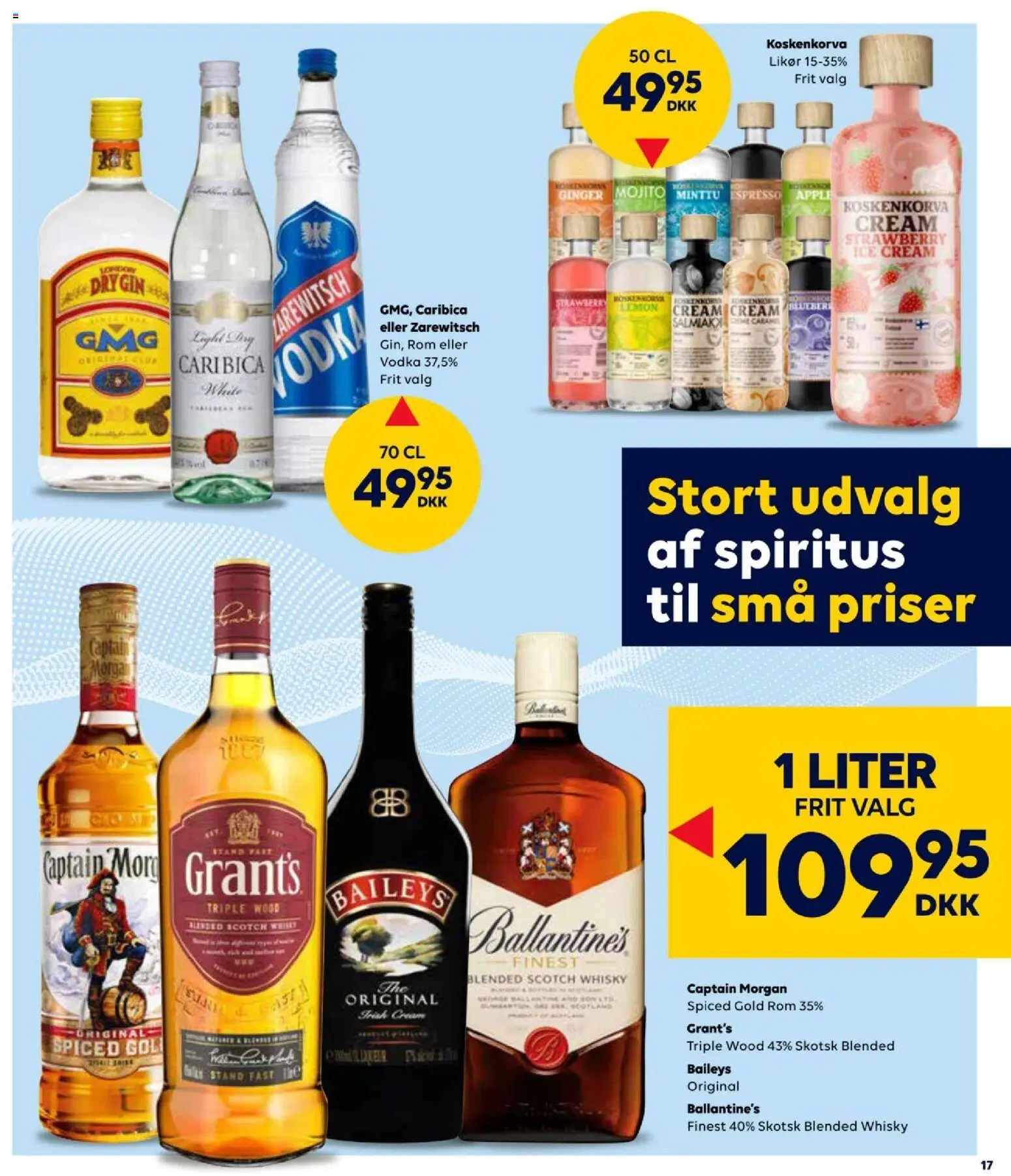 Bordershop tilbudsavis – gyldig fra 12/08/2026 | Side: 18 | Produkter: Baileys, Vodka, Whisky, Captain Morgan