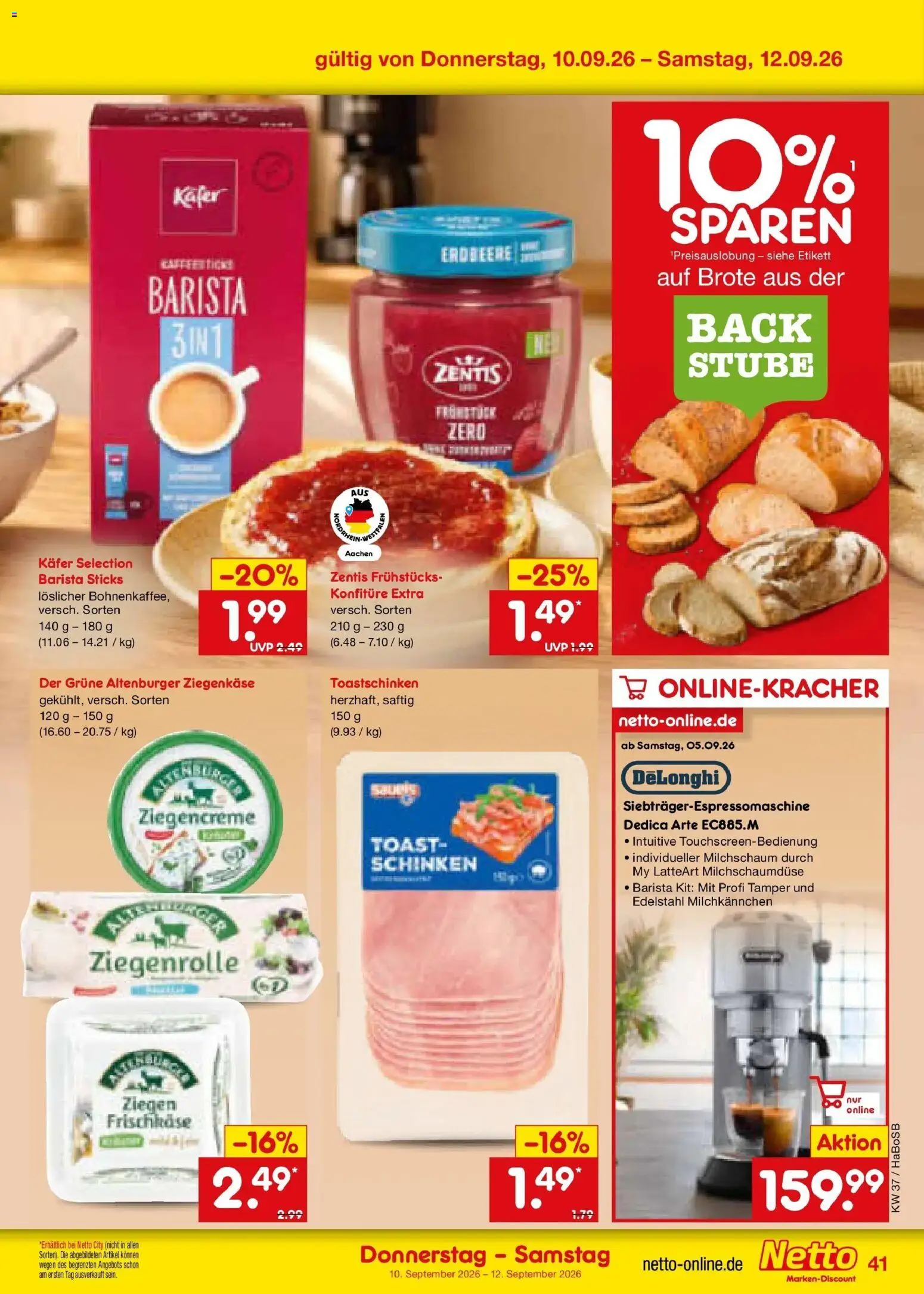 Netto Marken-Discount Prospekt Bochum – gültig ab 07.09.2026 | Seite: 59 | Produkte: Toast, Toastschinken, Schinken, Frischkase