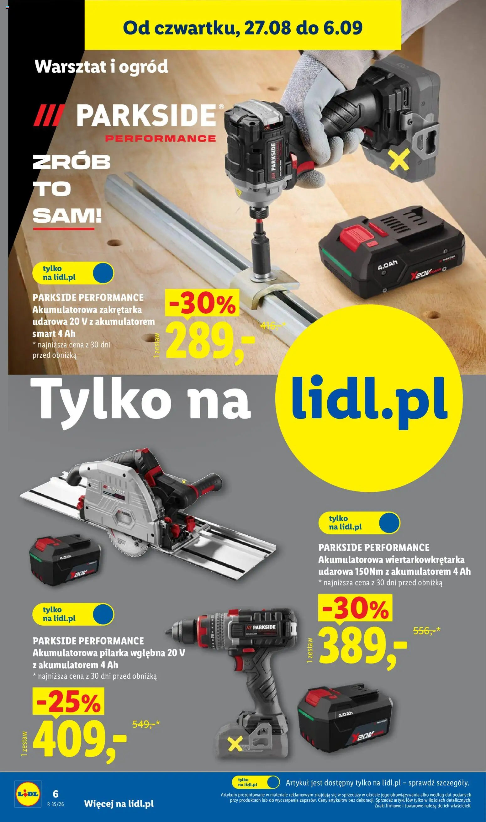 Lidl Polsko katalog od 24.08.2026 | Strana: 6 | Produkty: Parkside