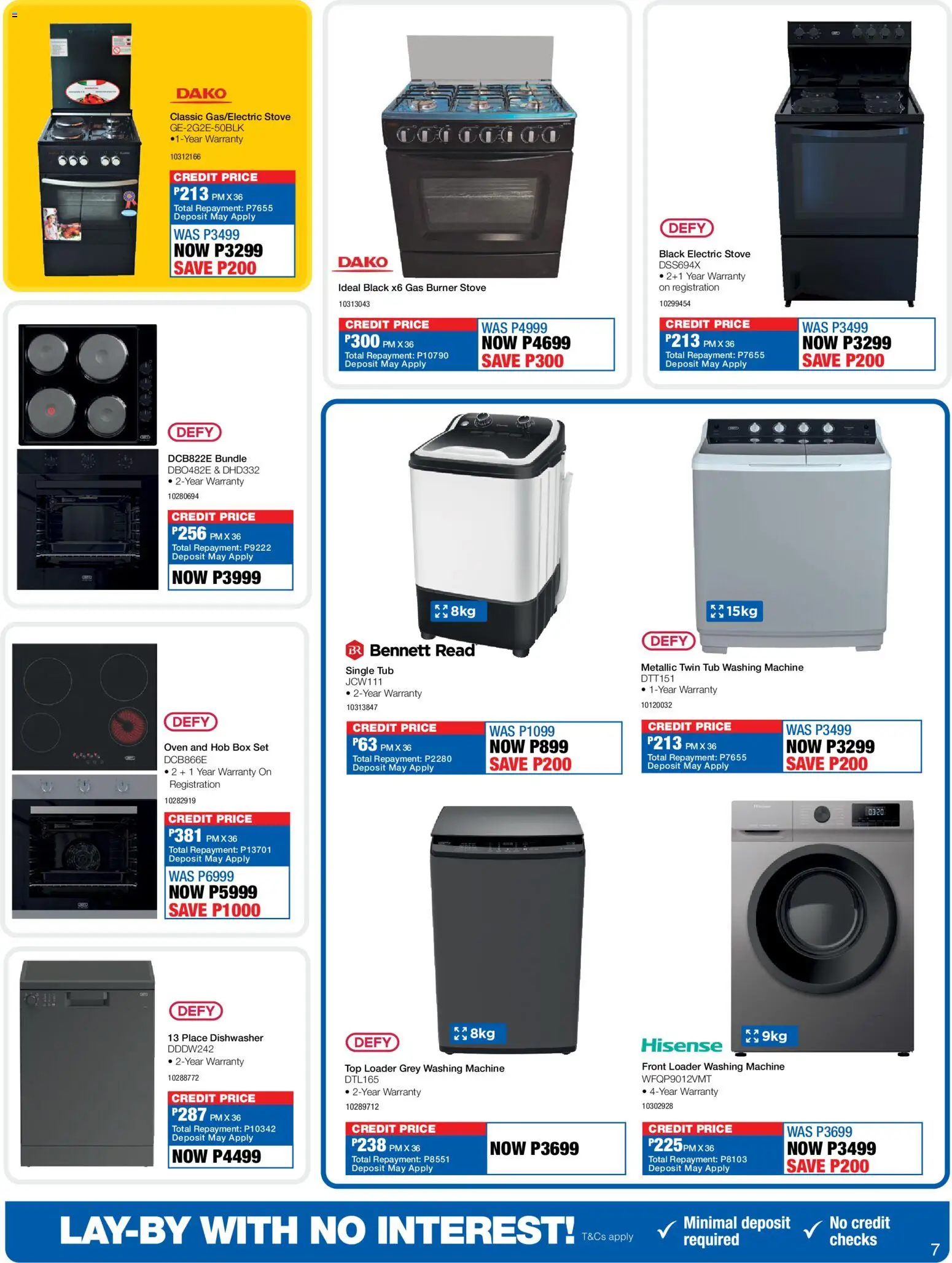 New OK Furniture catalogue – valid from 13.04.2026 | Page: 7 | Products: Oven, Hob, Stove, Dishwasher