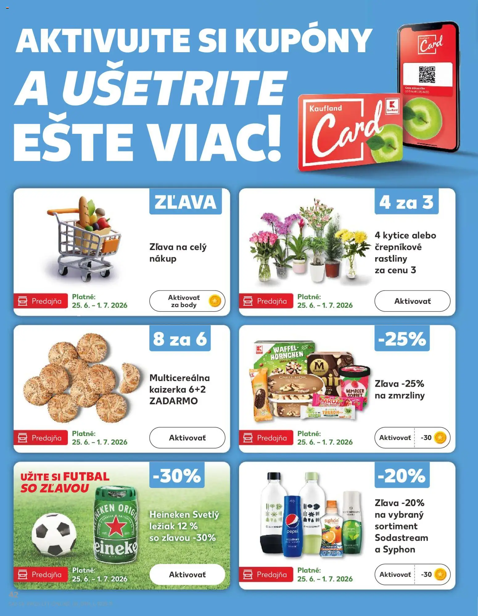 Nové Kaufland akcie – leták je platný od 25.06.2026 | Strana: 42