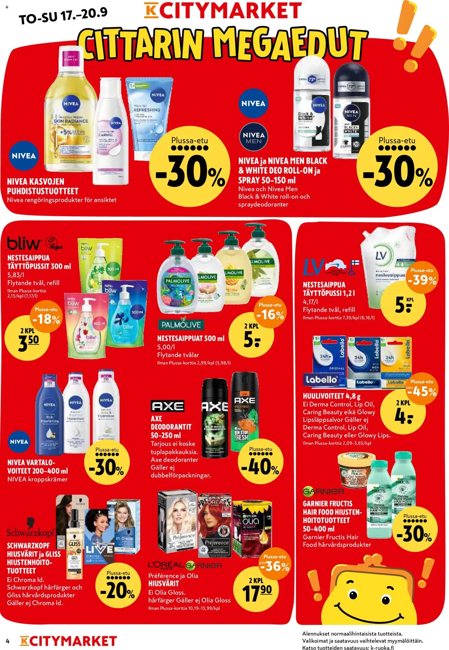 K-Citymarket tarjoukset – voimassa 17/09/2026 alkaen | Sivu: 4