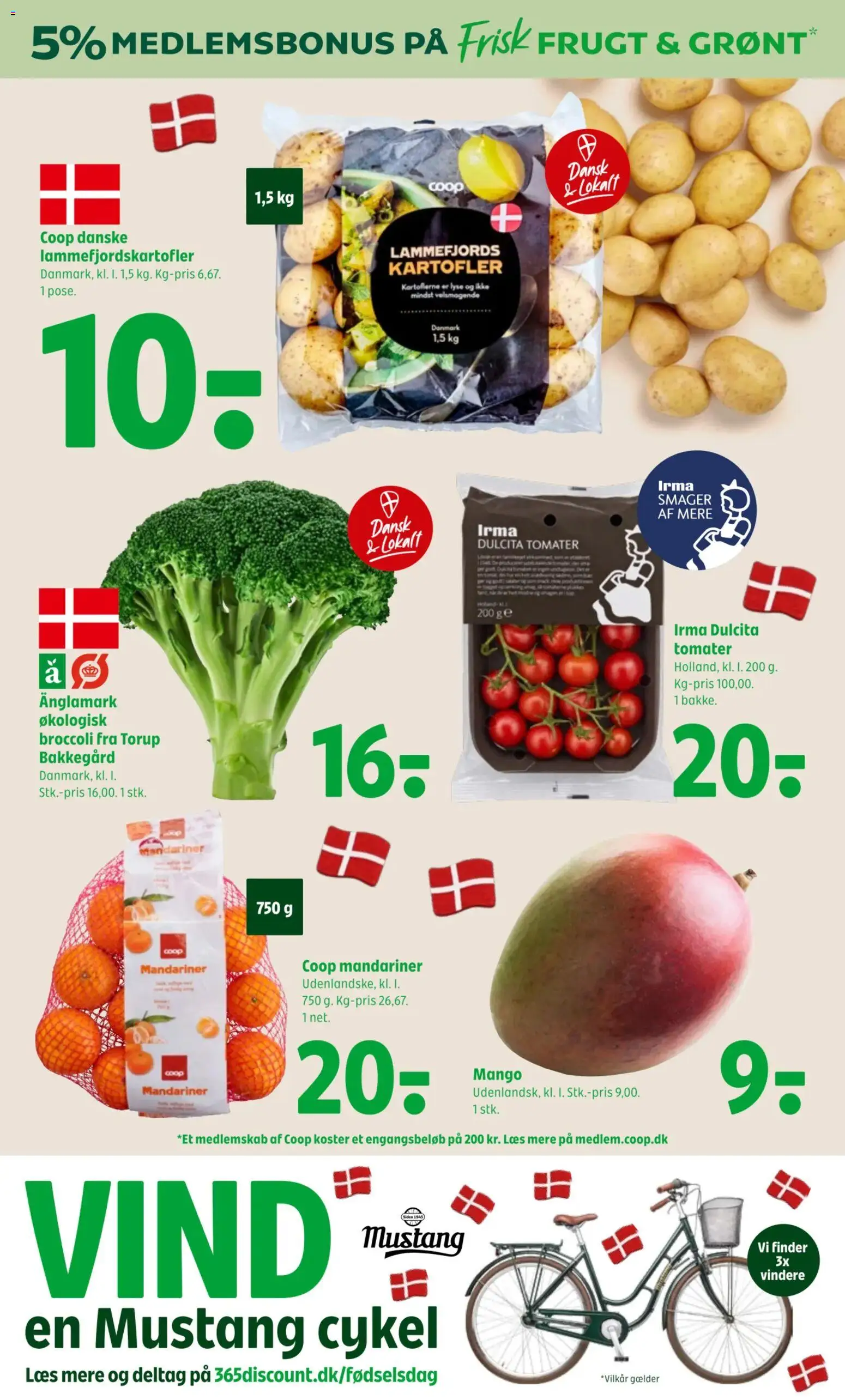 Coop 365 tilbudsavis – gyldig fra 03/09/2026 | Side: 12 | Produkter: Mango, Tomater, Mandariner, Broccoli