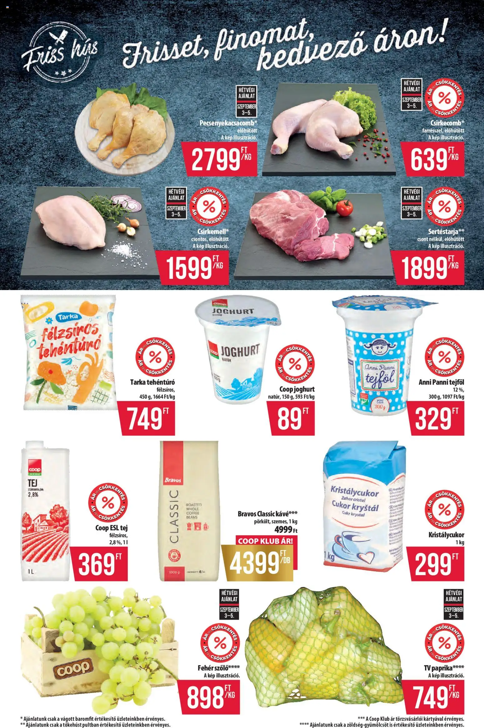 COOP akciós ujság - amely érvényes a következő dátumtól: 2026.09.03. | Oldal: 3
