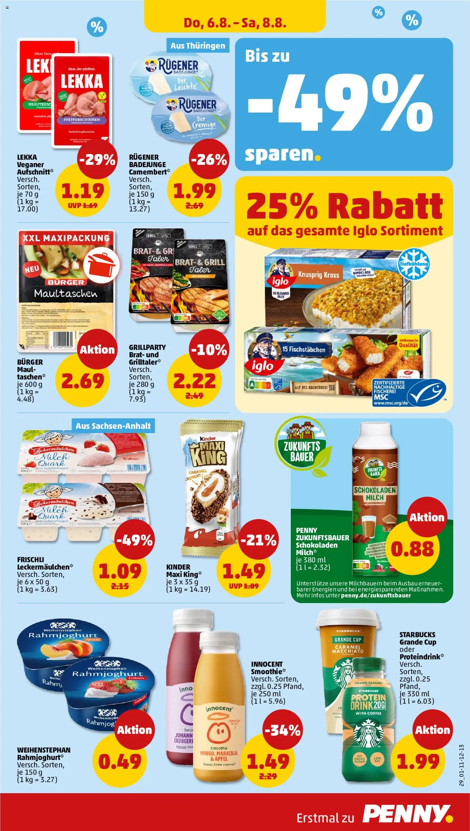 Penny Prospekt – gültig ab 03.08.2026 | Seite: 35 | Produkte: Quark, Äpfel, Paprika, Maultaschen