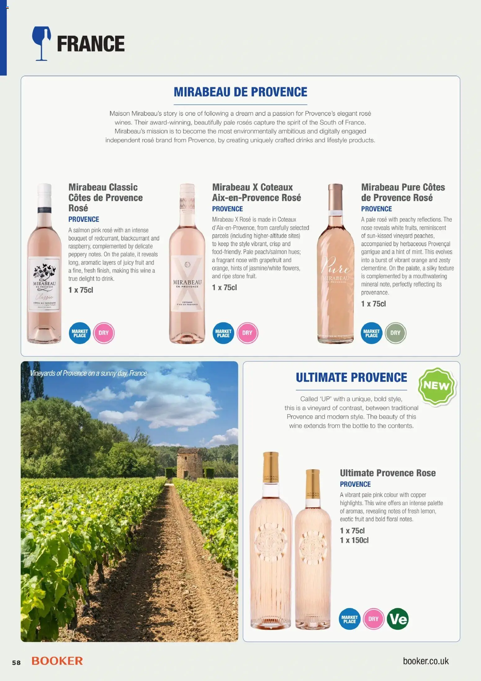{H1} | Page: 58 | Products: Salmon, Roses, Wine, Orange