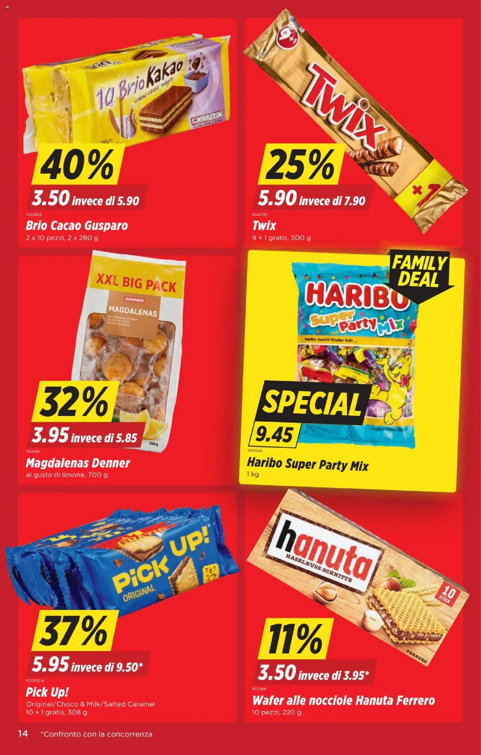 Denner aktionen IT – gültig ab 23.07.2026 | Seite: 14 | Produkte: Twix