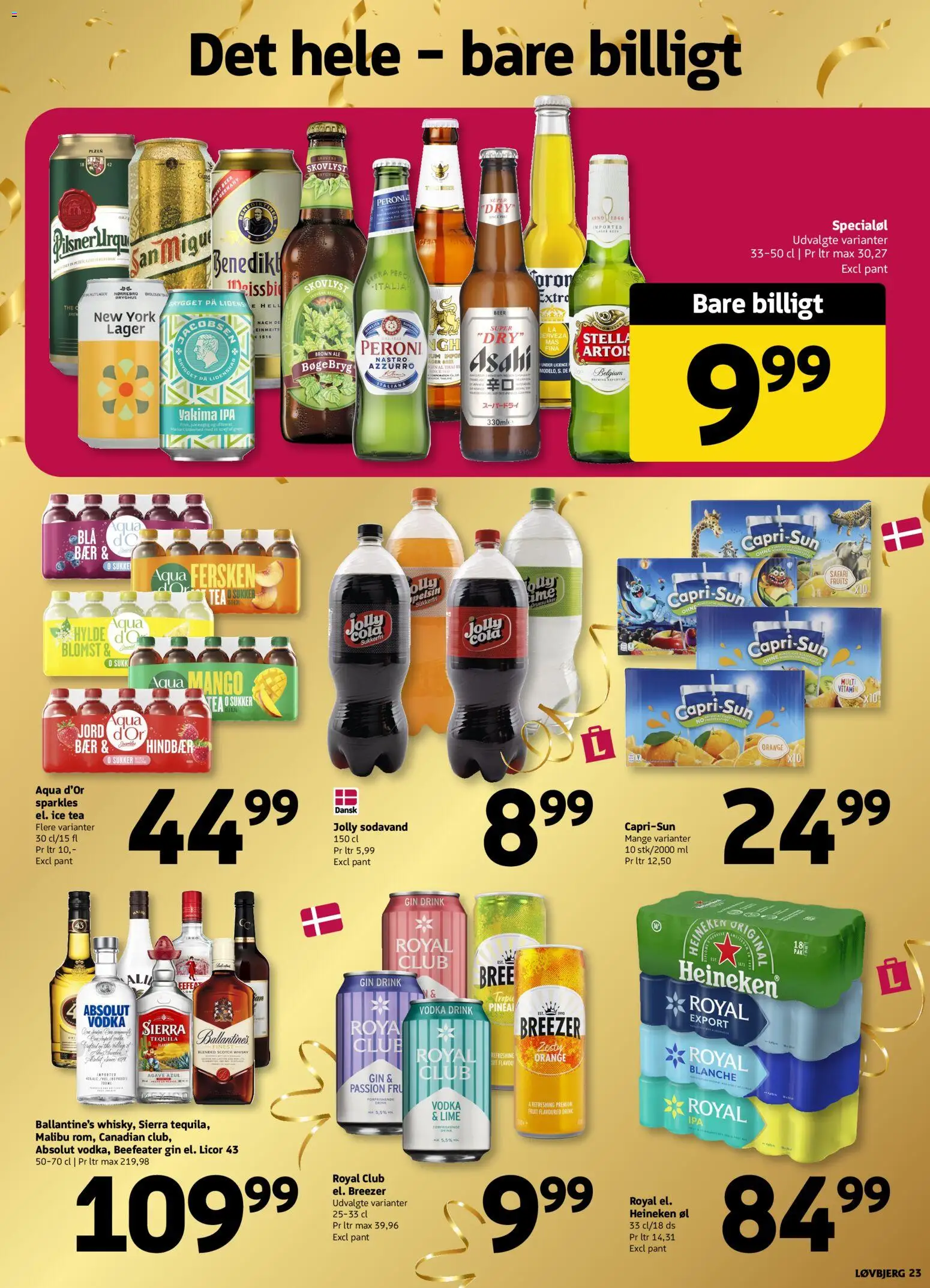 Løvbjerg tilbudsavis – gyldig fra 31/07/2026 | Side: 23 | Produkter: Mango, Vodka, Hylde, Lime