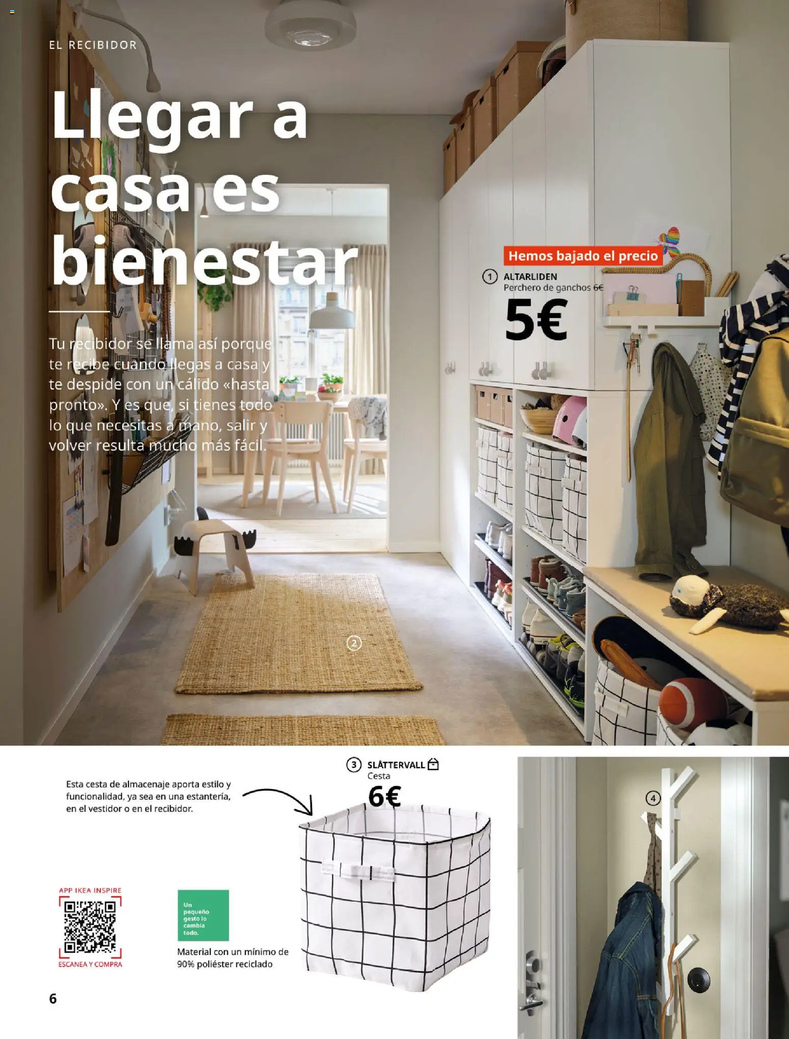 IKEA - Accesorios y decoración │ válido desde el 01/09/2026 | Página: 6 | Productos: Perchero, Té, Almacenaje, Cesta