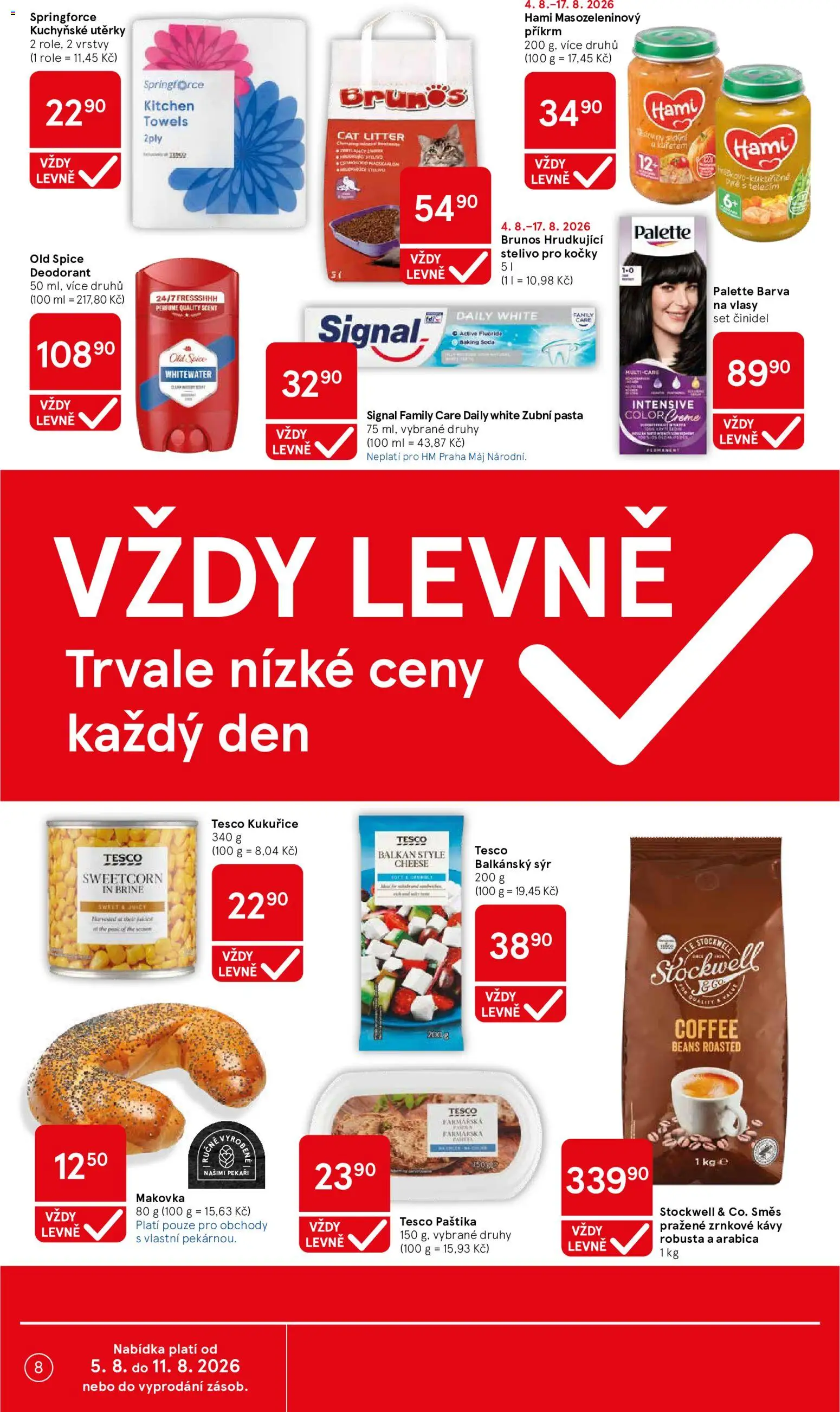 Tesco leták - Hypermarket od 05.08.2026 | Strana: 8