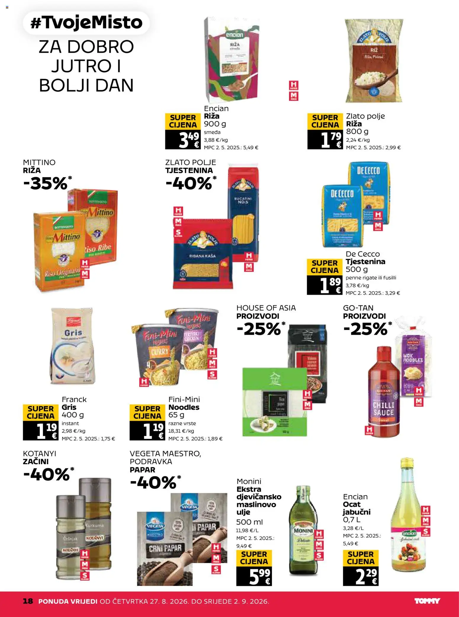 Tommy katalog | vrijedi od 27.08.2026 | Stranica: 18