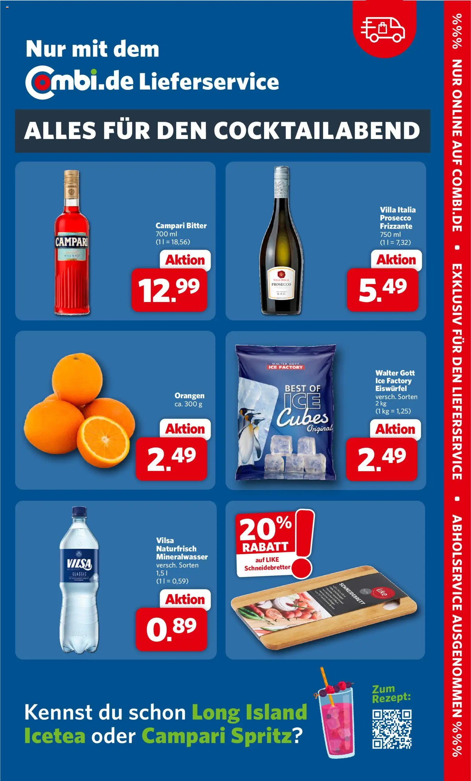 Combi Prospekt – gültig ab 17.08.2026 | Seite: 31 | Produkte: Campari, Orangen, Mineralwasser, Prosecco