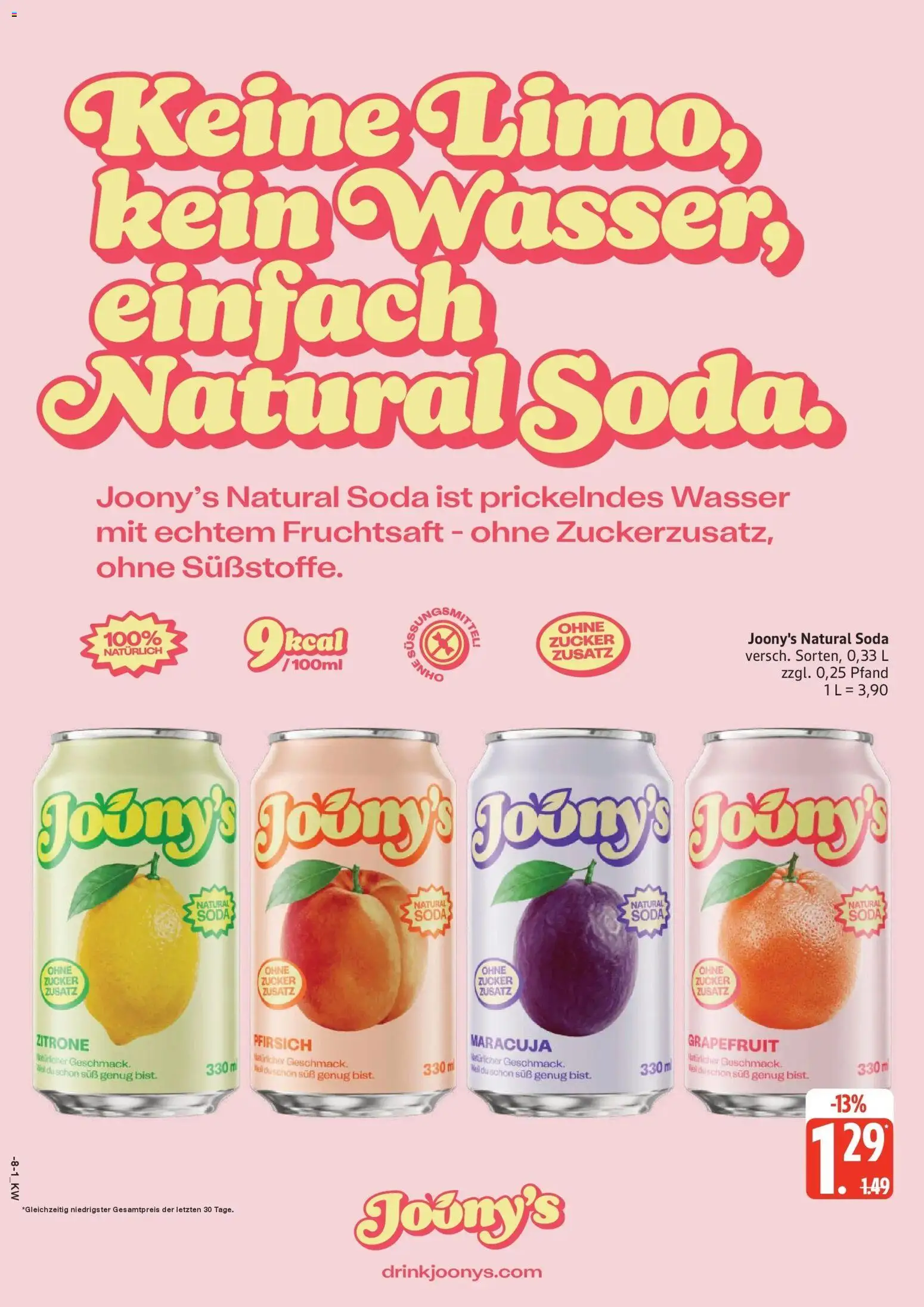 Edeka Prospekt Ratzeburg (ab 19.10.2026) » Angebote Online | Seite: 21 | Produkte: Grapefruit, Zitrone, Pfirsich, Fruchtsaft
