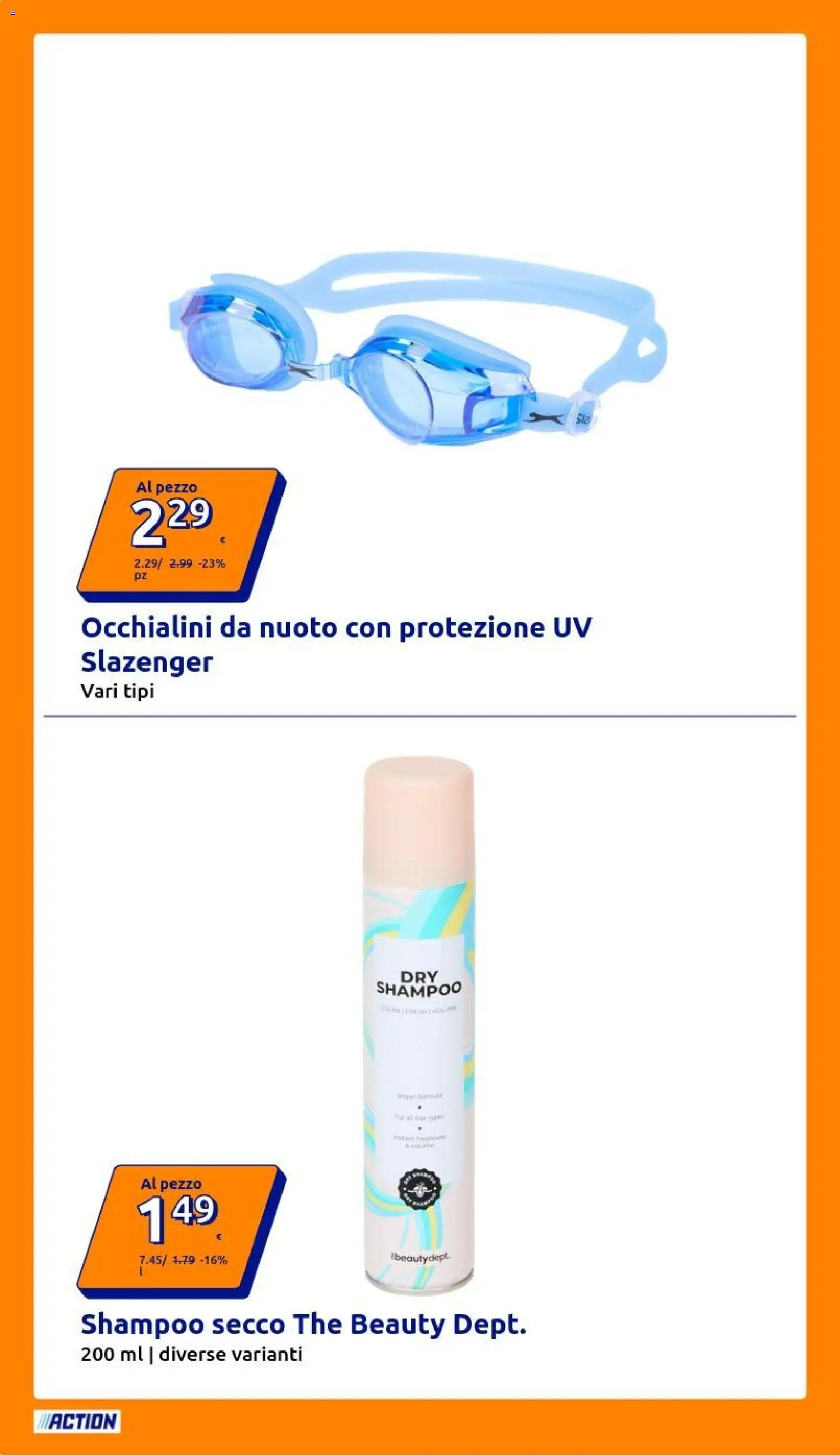 Volantino Action del 01/07/2026 | Pagina: 16 | Prodotti: Shampoo, The