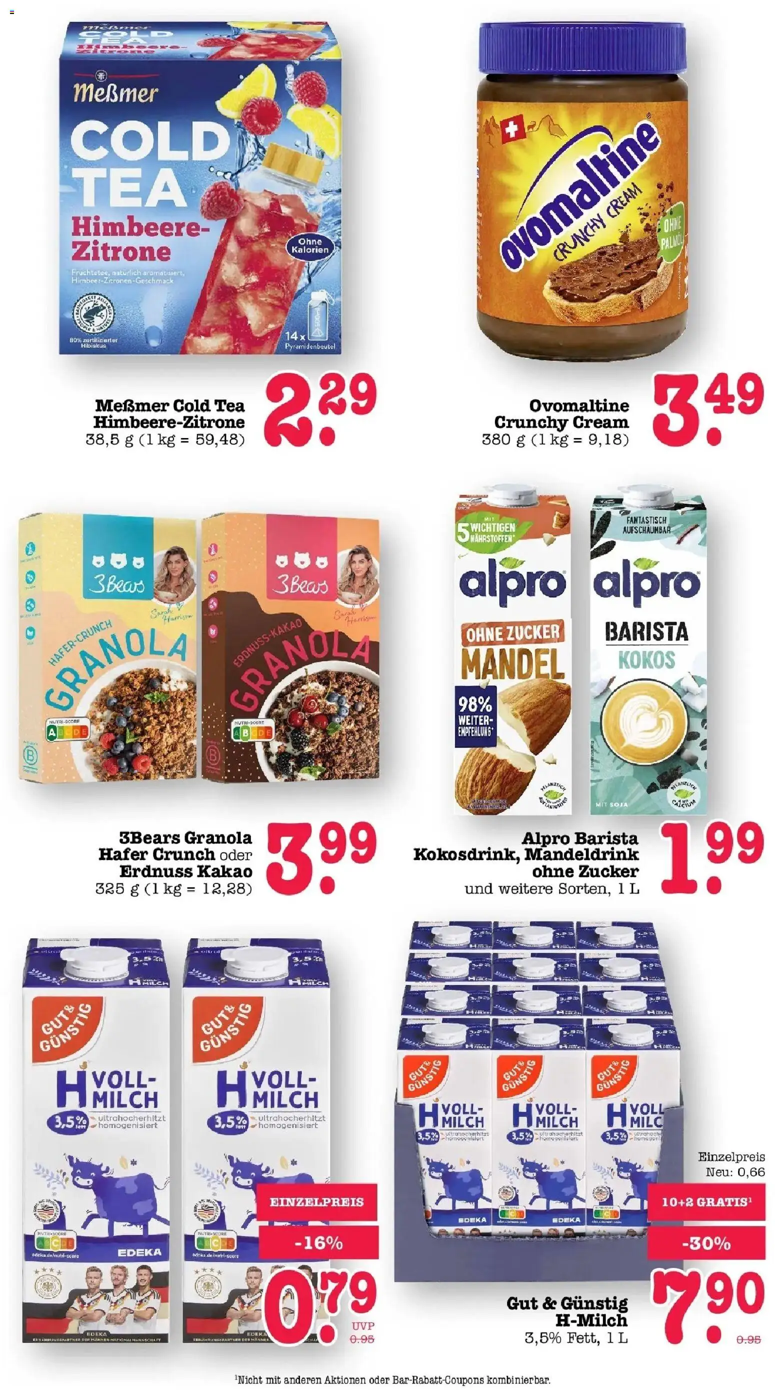 Edeka Prospekt Mainz-Weisenau – gültig ab 27.07.2026 | Seite: 36 | Produkte: Messmer, Alpro, Zitrone, Himbeere