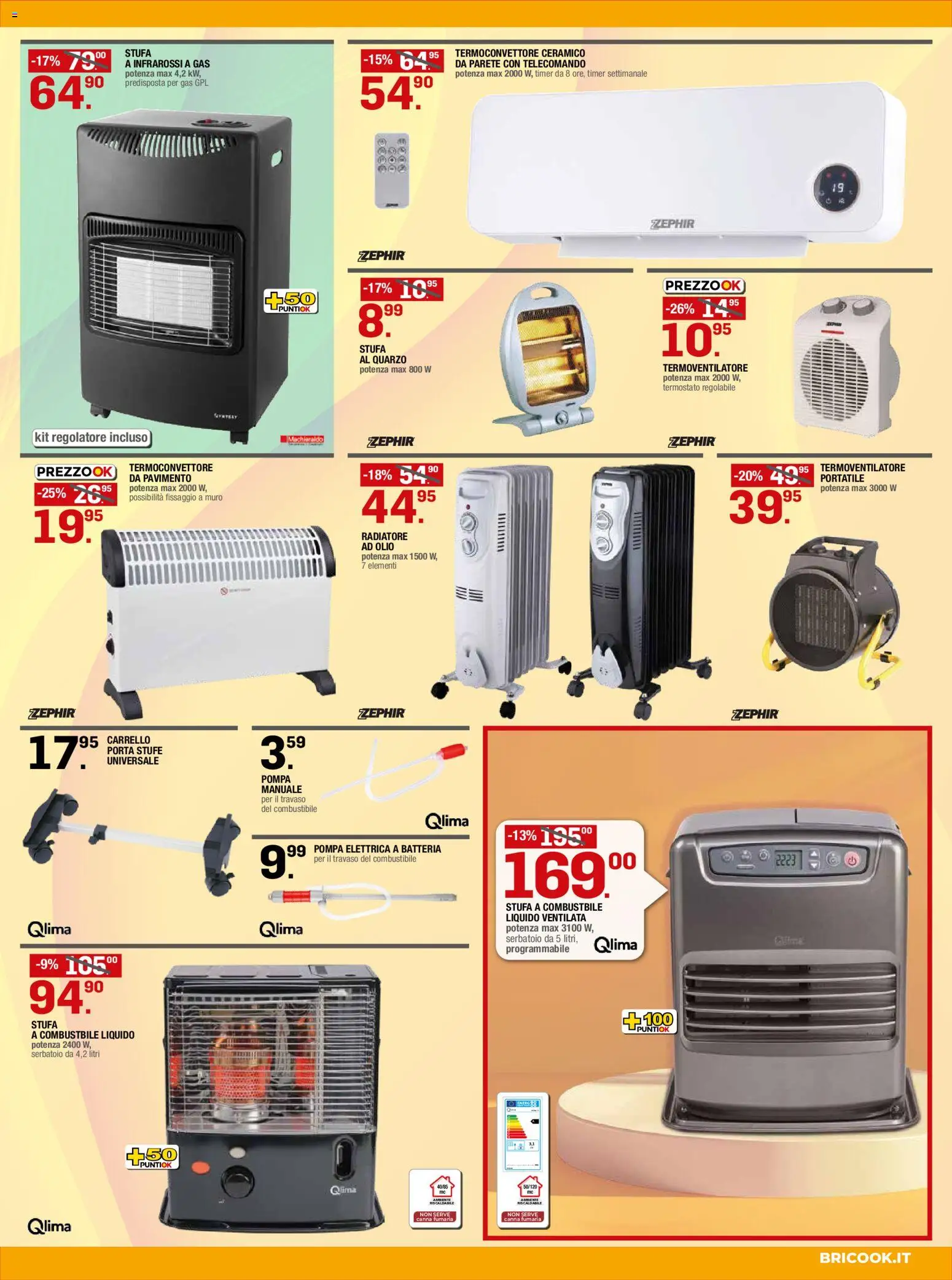 Volantino Brico OK del 10/09/2026 | Pagina: 3 | Prodotti: Porta, Pavimento, Stufa, Carrello