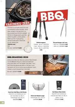 Hanos folder - BBQ & Buiten koken special - Voorbeeld van een folder van Hanos, geldig van 29-06-2026 | Pagina: 22 | Producten: Steak, Spel, Grill, Groenten