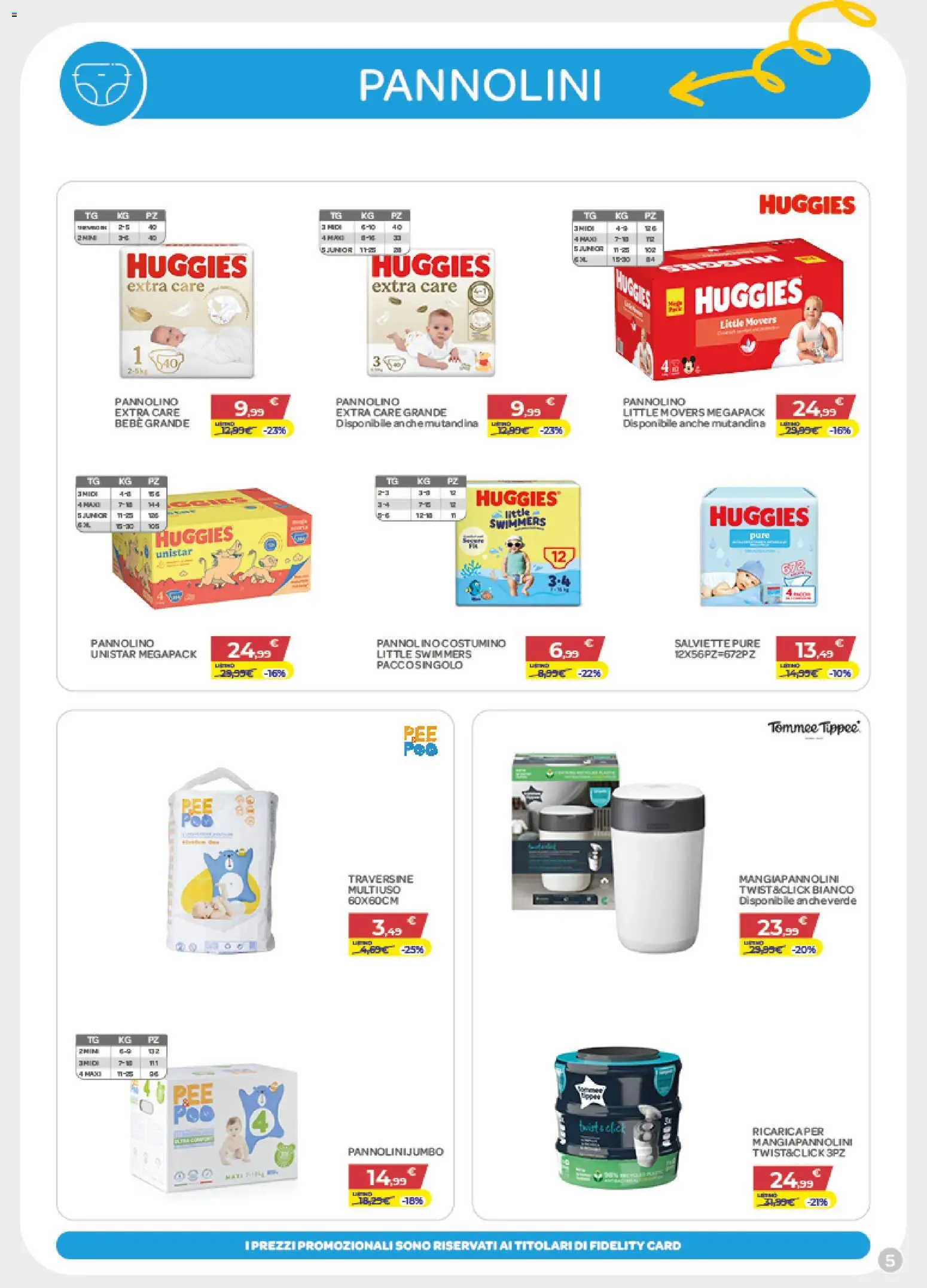 Volantino Bimbo store del 30/07/2026 | Pagina: 5 | Prodotti: Pannolini