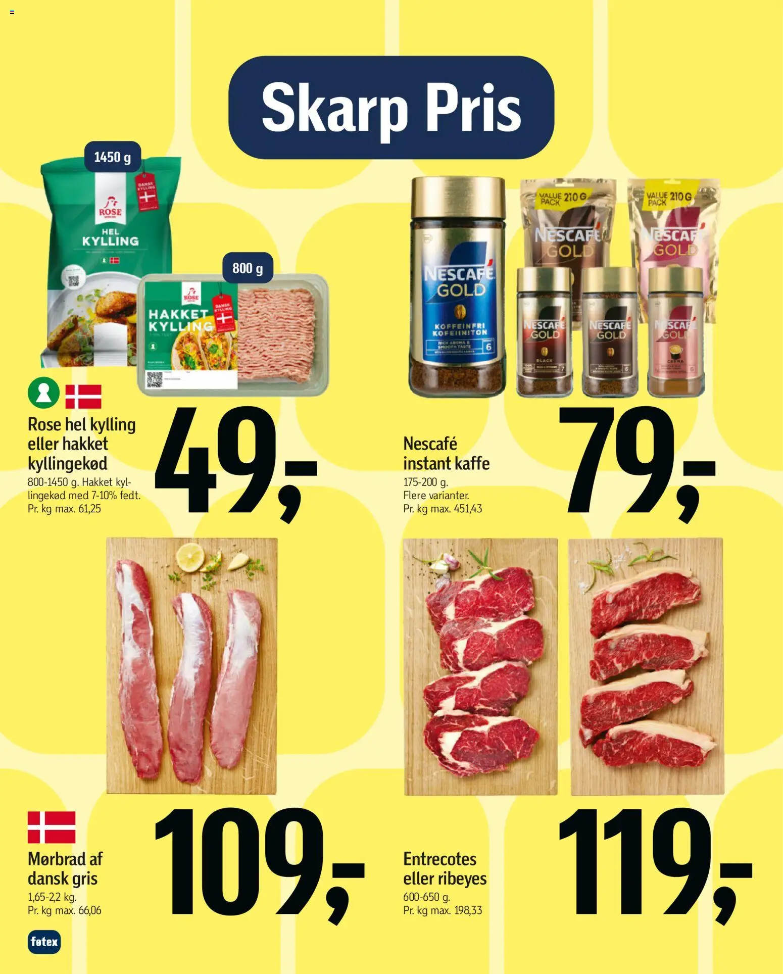 Føtex tilbudsavis – gyldig fra 14/08/2026 | Side: 4 | Produkter: Kaffe, Kyllingekød, Instant Kaffe