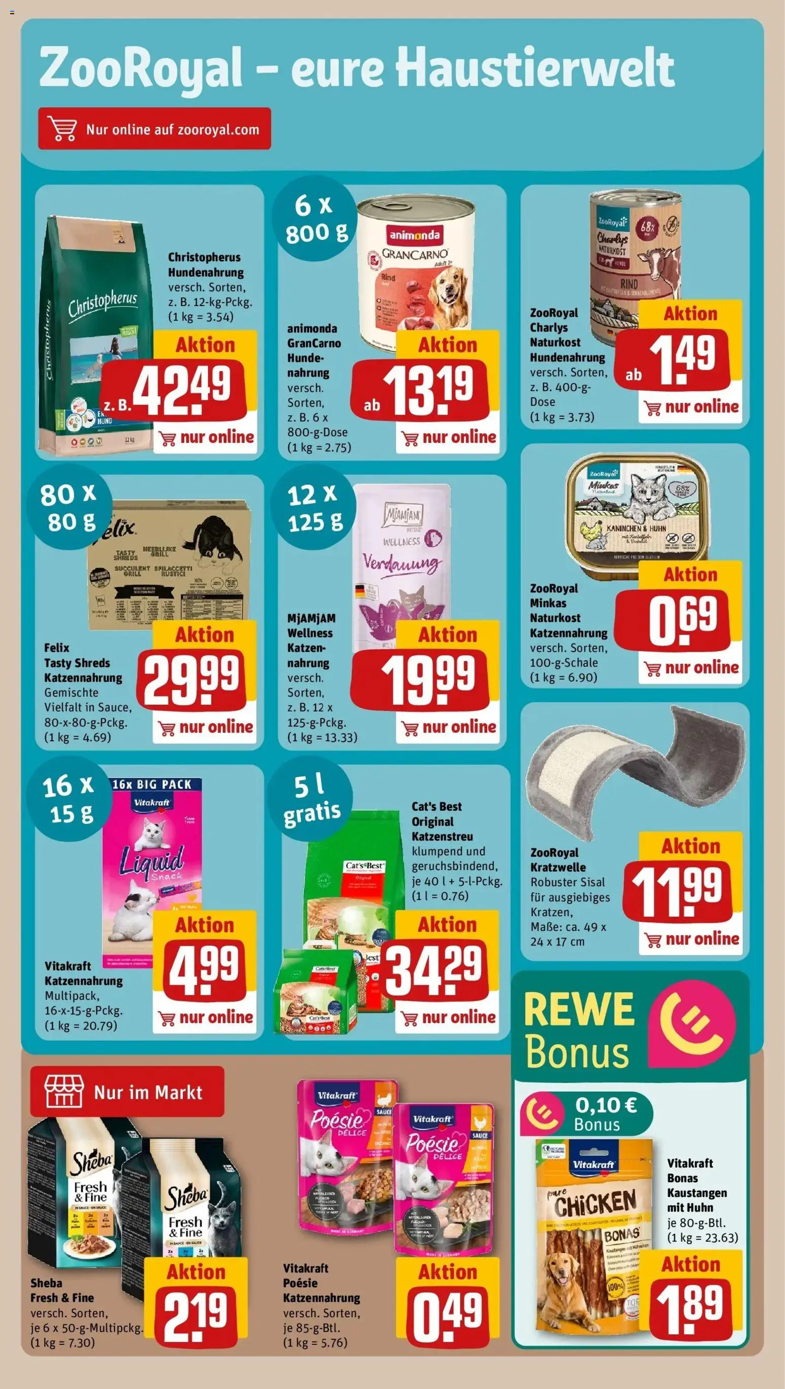 Rewe Prospekt Bamberg	 – gültig ab 27.04.2026 | Seite: 19 | Produkte: Grill, Sheba, Kaninchen, Kartoffeln