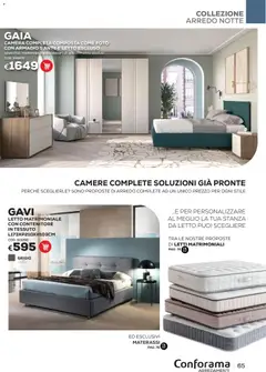 Anteprima del volantino Conforama volantino Arredo valido a partire dal 22/06/2026 | Pagina: 65 | Prodotti: Contenitore, Letto, Materasso, Armadio