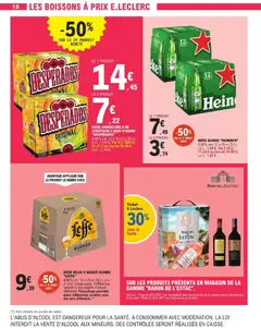 E.Leclerc - Prévisualisation de BARON de LESTAC, BORDEAUX valide à partir de 28.04.2026 | Page: 10 | Produits: Desperados, Baron de Lestac, Bière blonde, Bière blonde Heineken