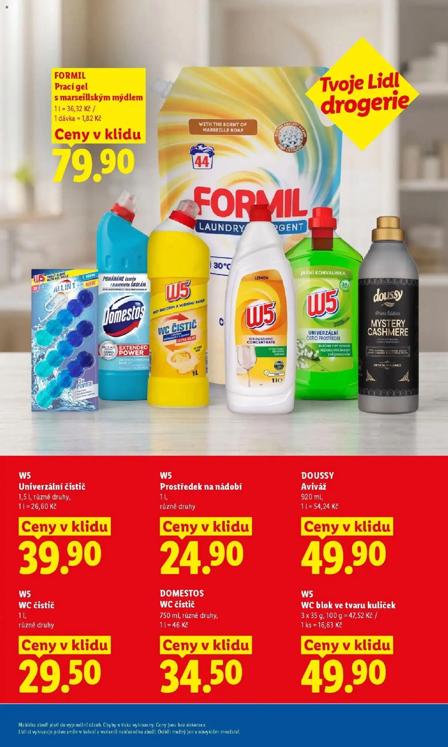 Lidl leták od 29.10.2026 - Nový akční leták | Strana: 39 | Produkty: Aviváž, Wc blok, Domestos, Wc