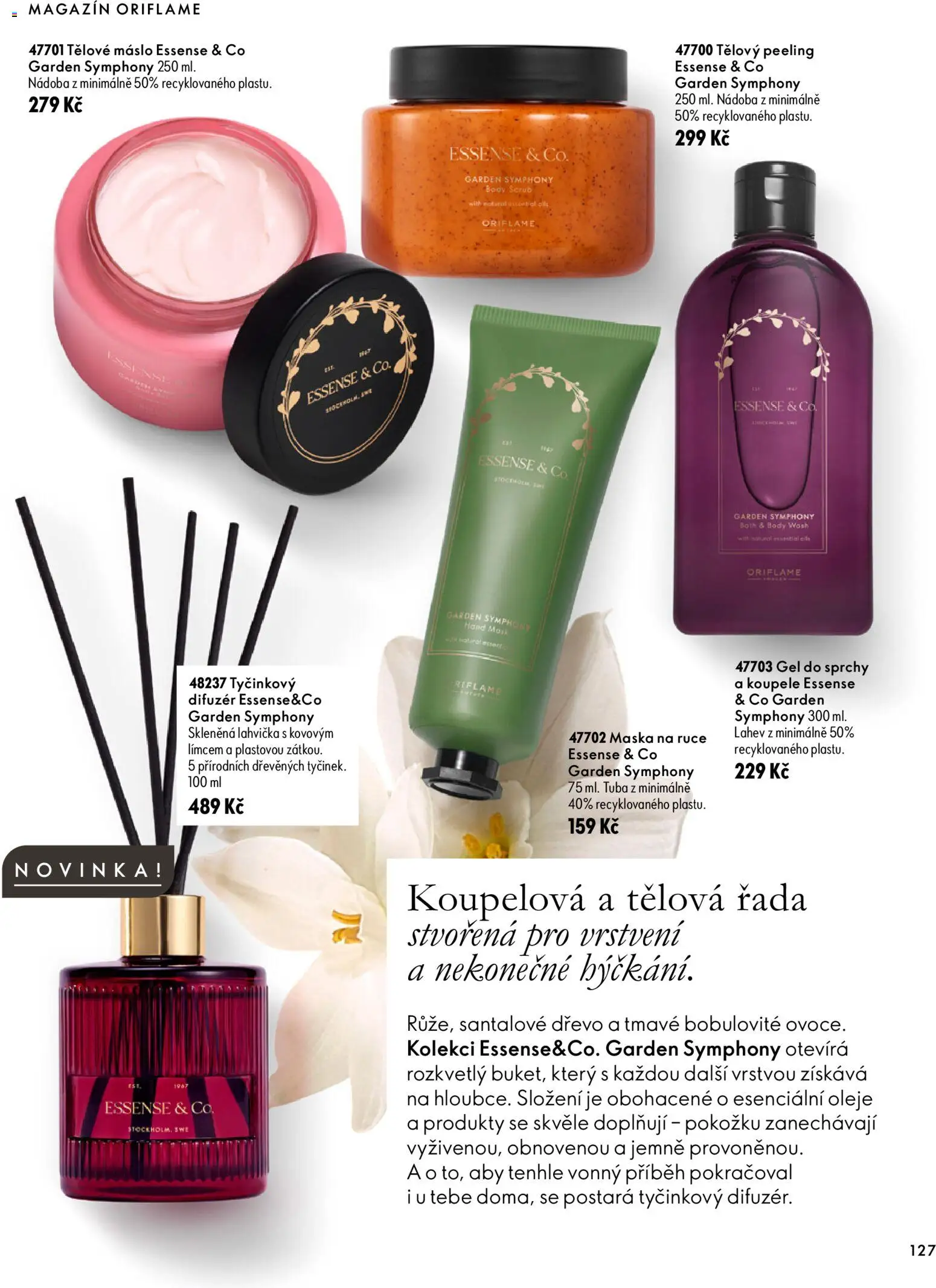 Oriflame katalog Novage+ Proceuticals od 30.09.2026 | Strana: 127 | Produkty: Oleje, Tuba, Body, Láhev