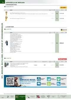 Rexel - Prévisualisation de Rexel EPI, mesure, outillage, fixations et consommables valide à partir de 01/09/2025 | Page: 23 | Produits: USB, Base, Thermomètre, Masse