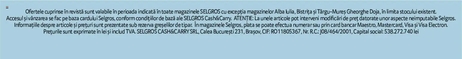 Noul catalog Selgros – valabil de la 07.08.2026 | Pagină: 49