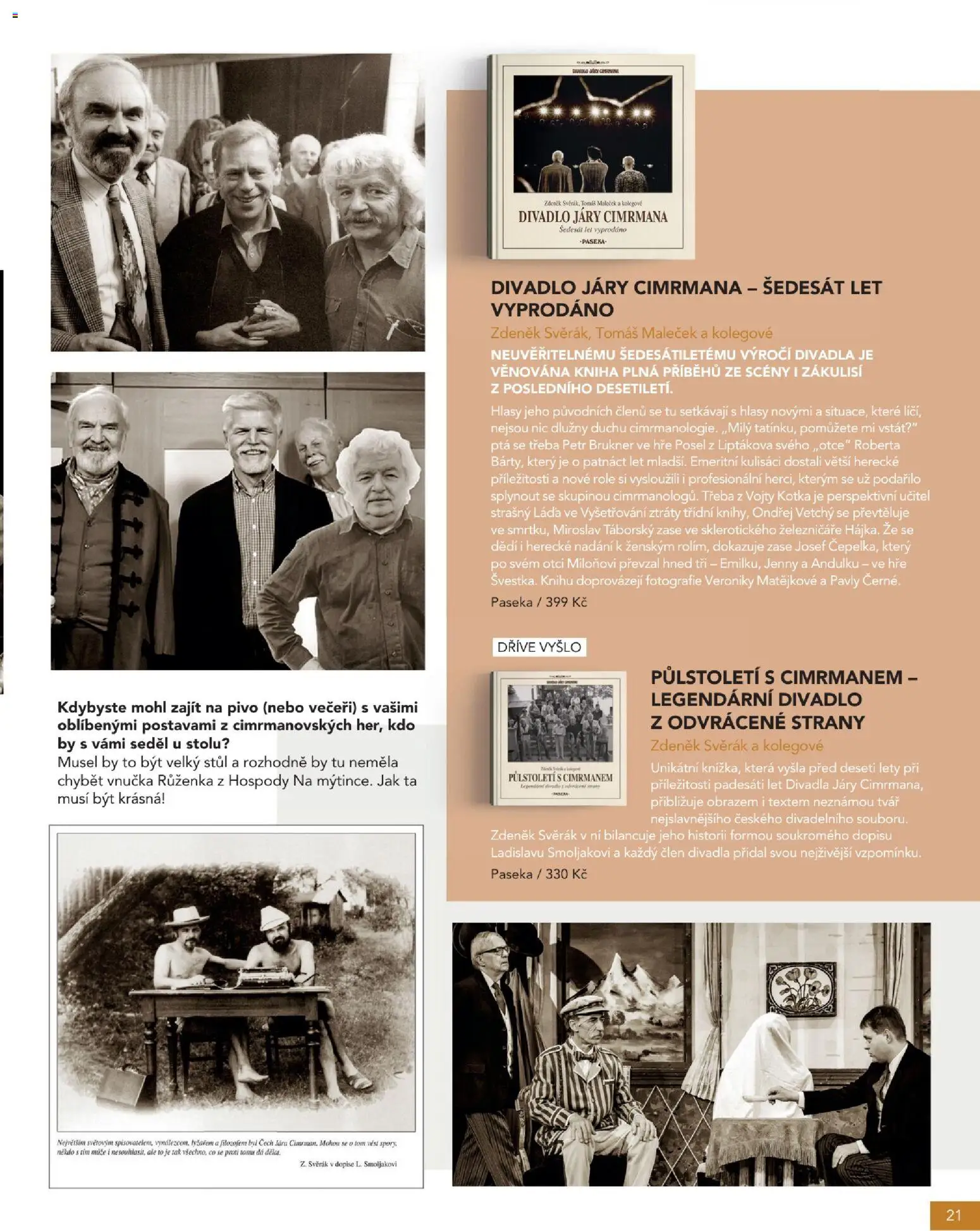 Knižní klub magazín od 01.10.2026 | Strana: 21 | Produkty: Kniha, Pivo, Stůl
