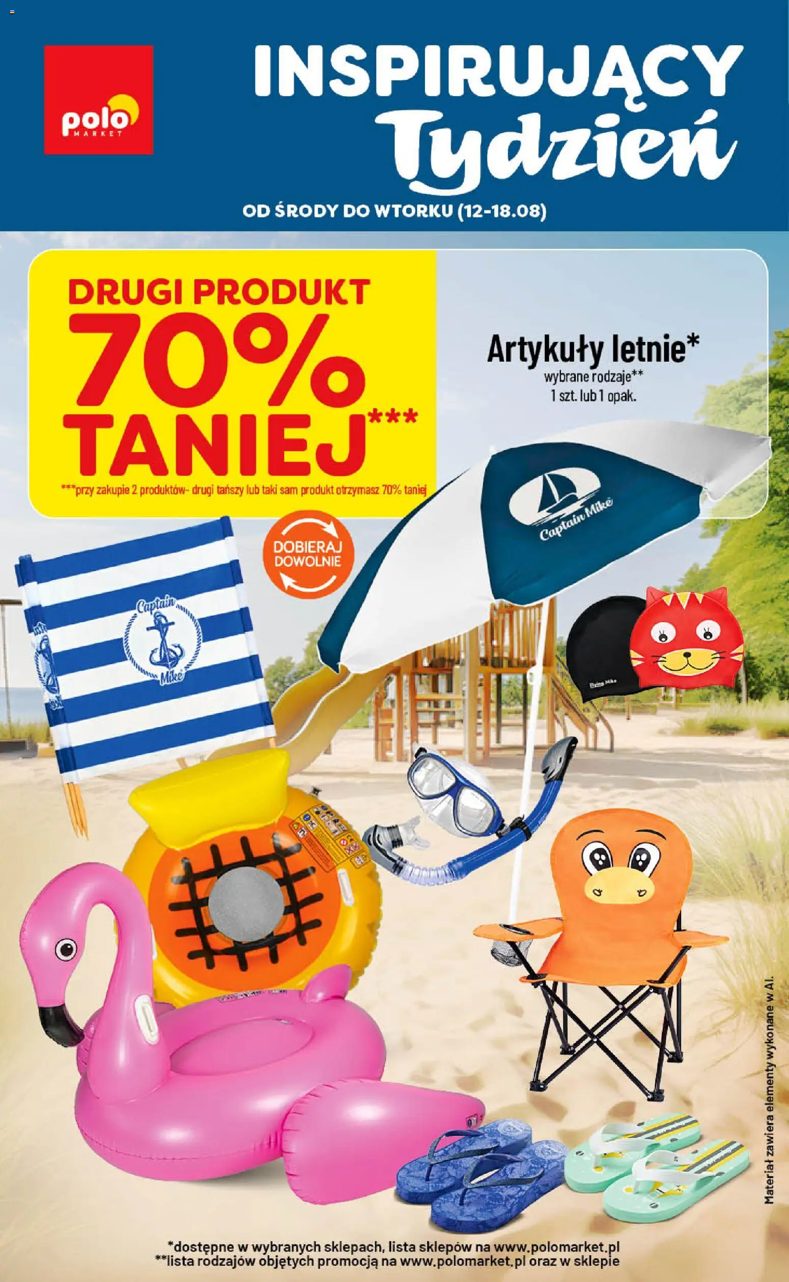 Nowa POLOmarket gazetka od jutra 12.08.2026 | Strona: 1