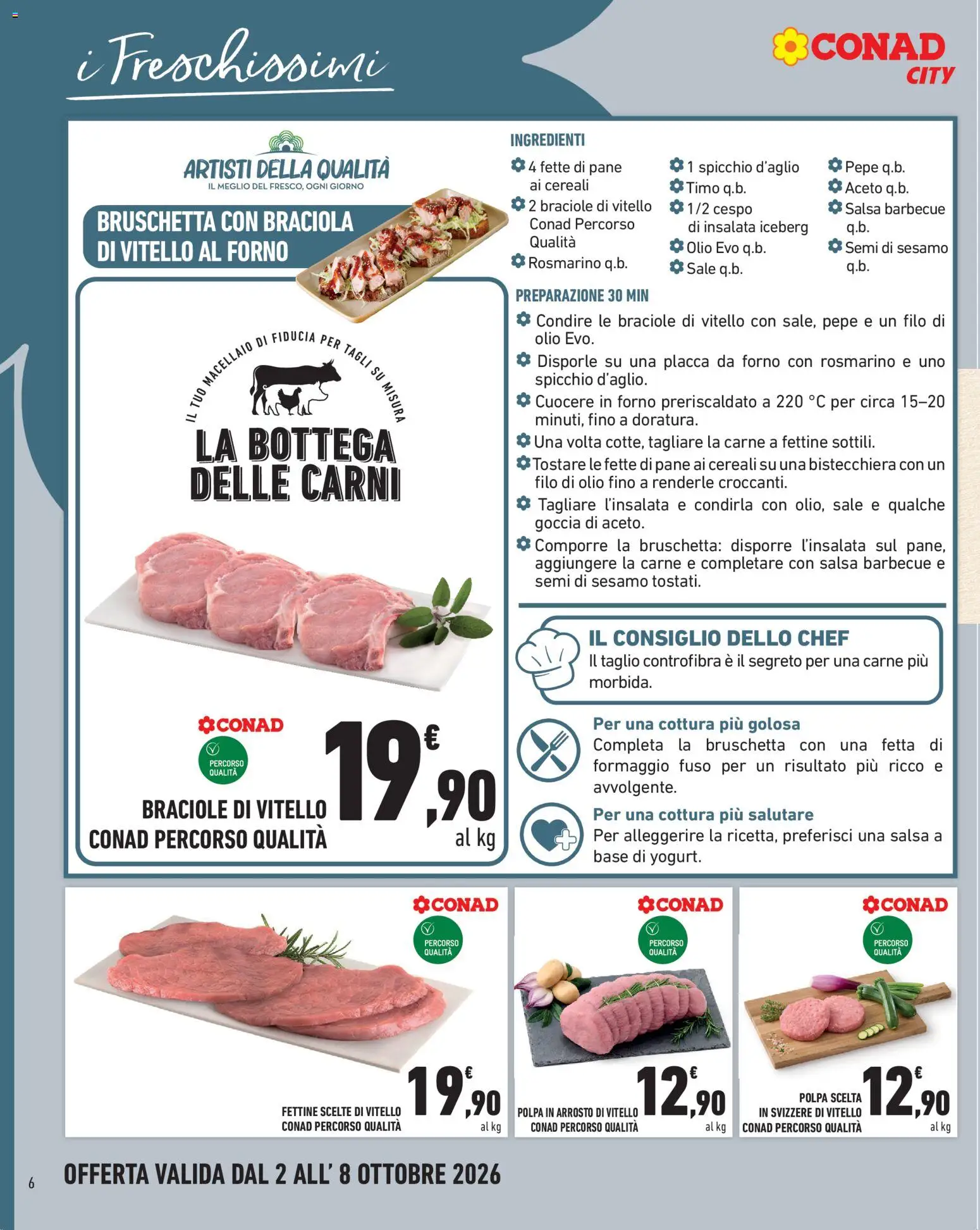 Volantino Conad del 02/10/2026 | Pagina: 6 | Prodotti: Rosmarino, Salsa, Pepe, Olio